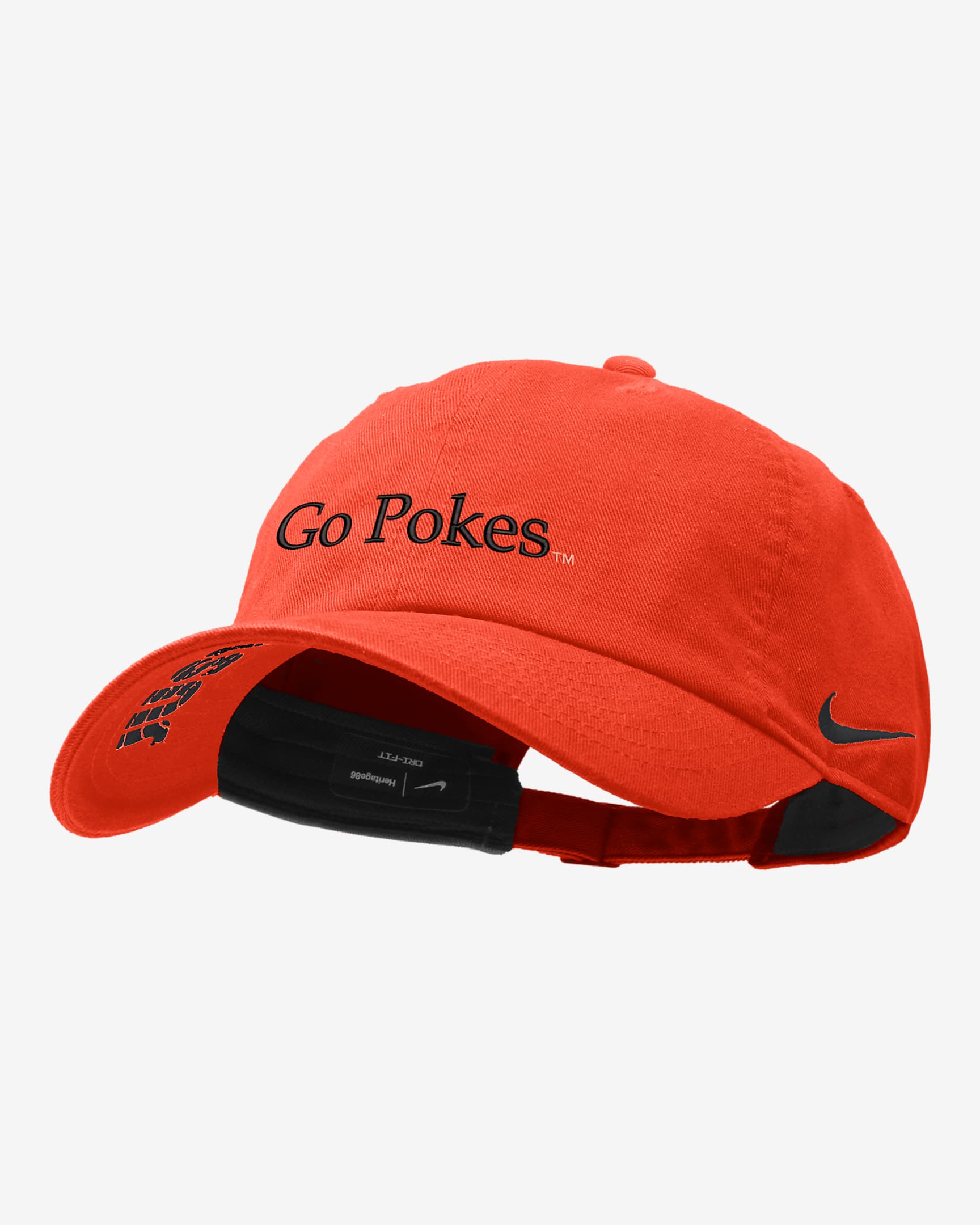 Oklahoma State Nike College Cap - Orange