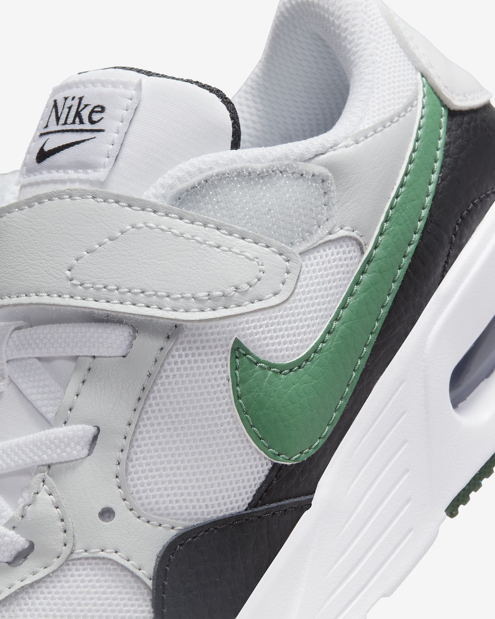 Nike Air Max SC Younger Kids' Shoes - White/Black/Pure Platinum/Gorge Green