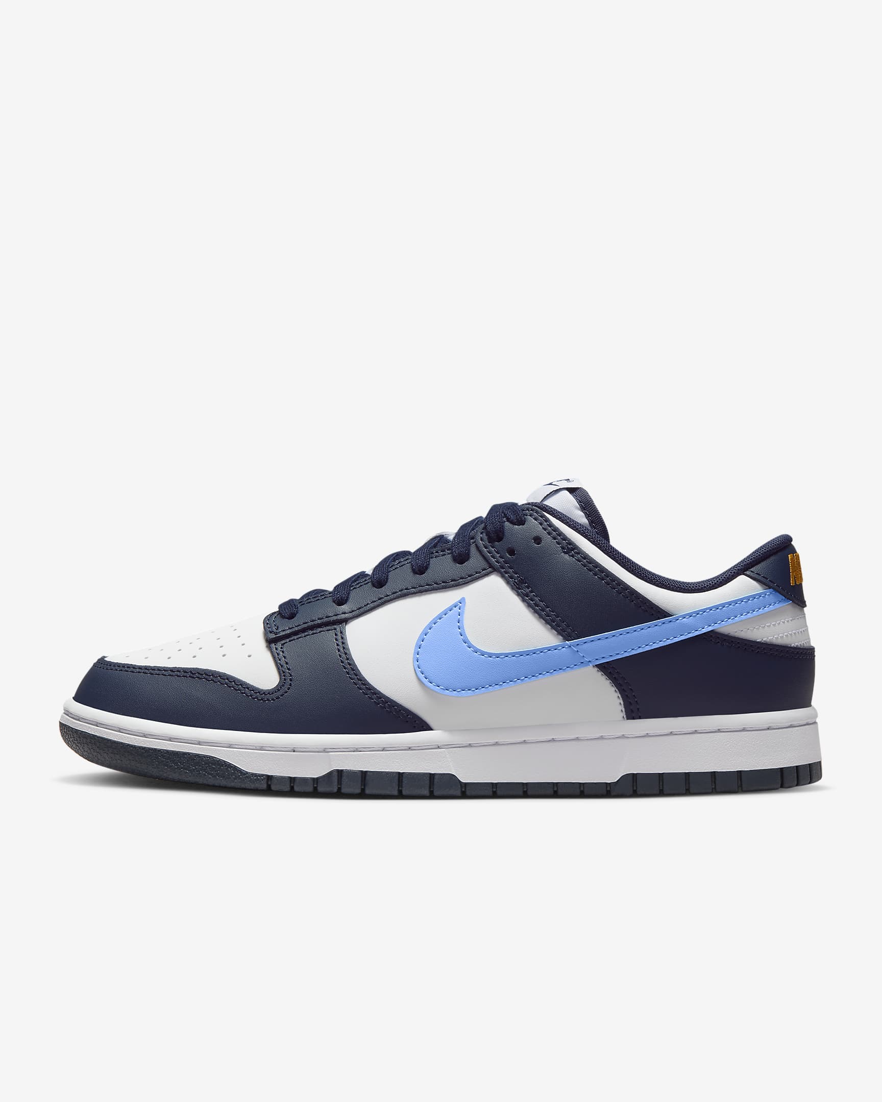 Nike Dunk Low Men's Shoes - Obsidian/White/University Gold/University Blue