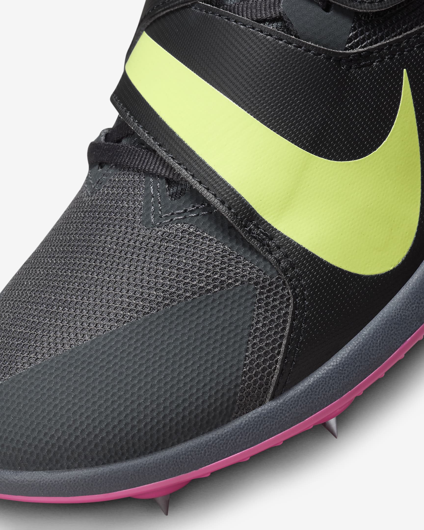 Sapatilhas de salto para atletismo Nike Rival Jump - Anthracite/Preto/Light Lemon Twist/Rosa Fierce