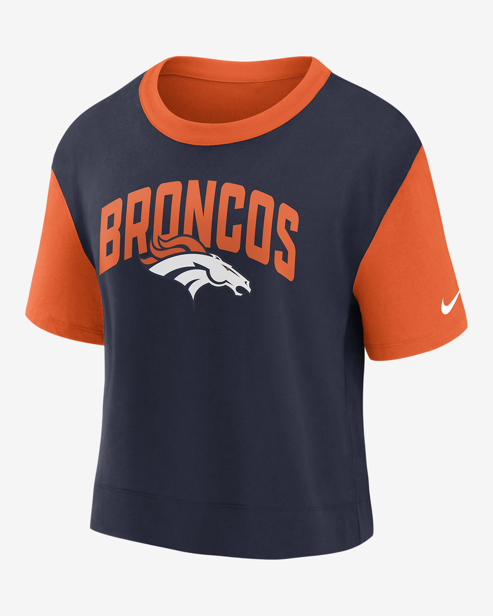 Nike Fashion (NFL Denver Broncos) Women's High-Hip T-Shirt. Nike.com