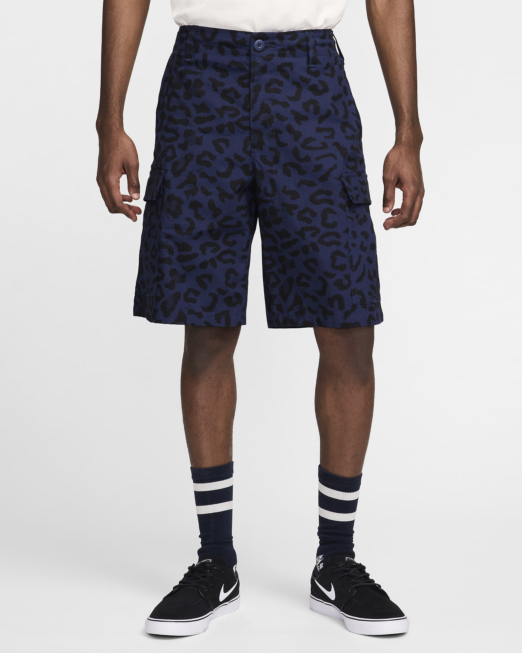 Nike SB Kearny Shorts mit durchgehendem Print für Herren - Midnight Navy