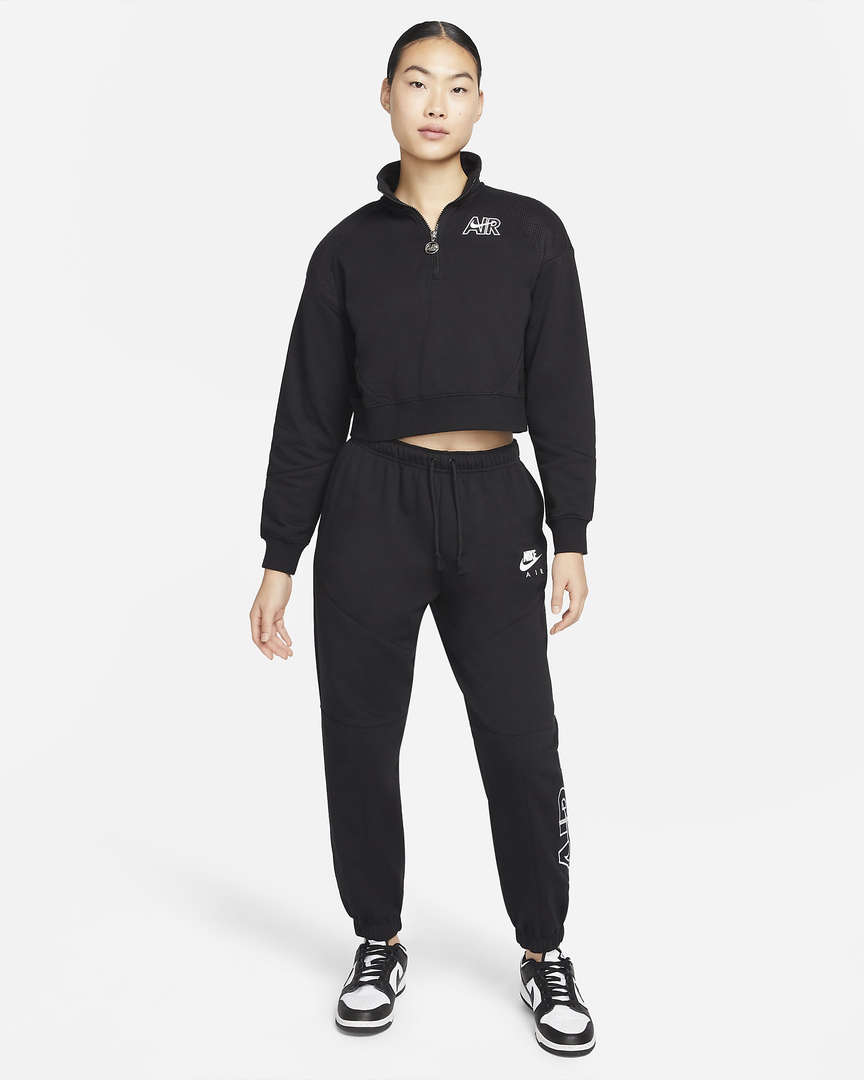 Nike Sportswear Air Women's 1/4-Zip Fleece Top. Nike ID