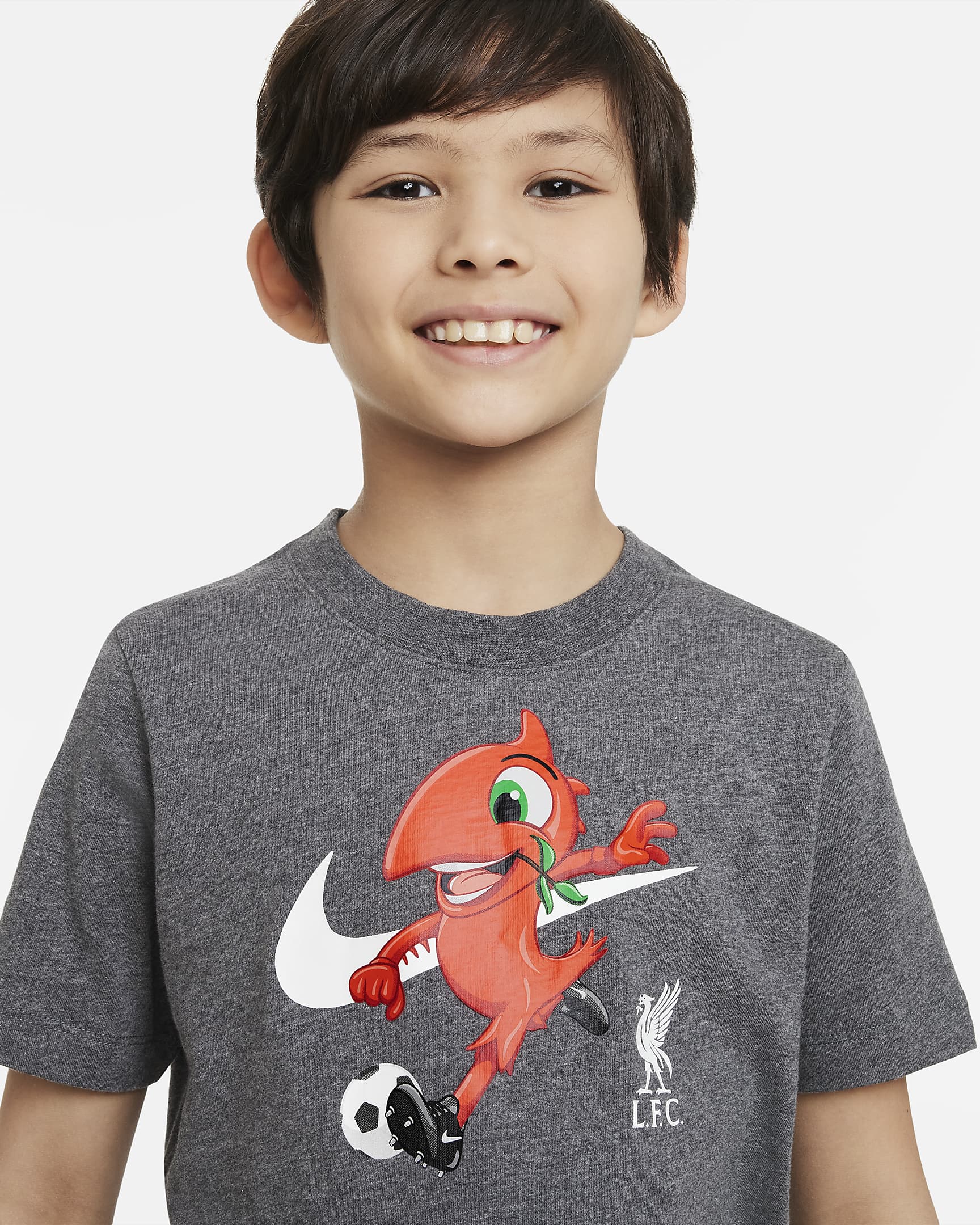 Liverpool F C Mascot Older Kids Nike Football T Shirt Nike LU