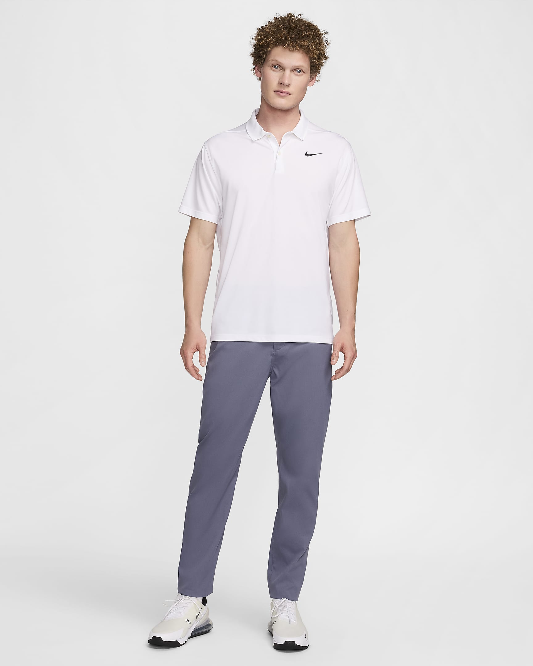 Nike Tour Repel Men's Chino Slim Golf Trousers - Light Carbon/Black