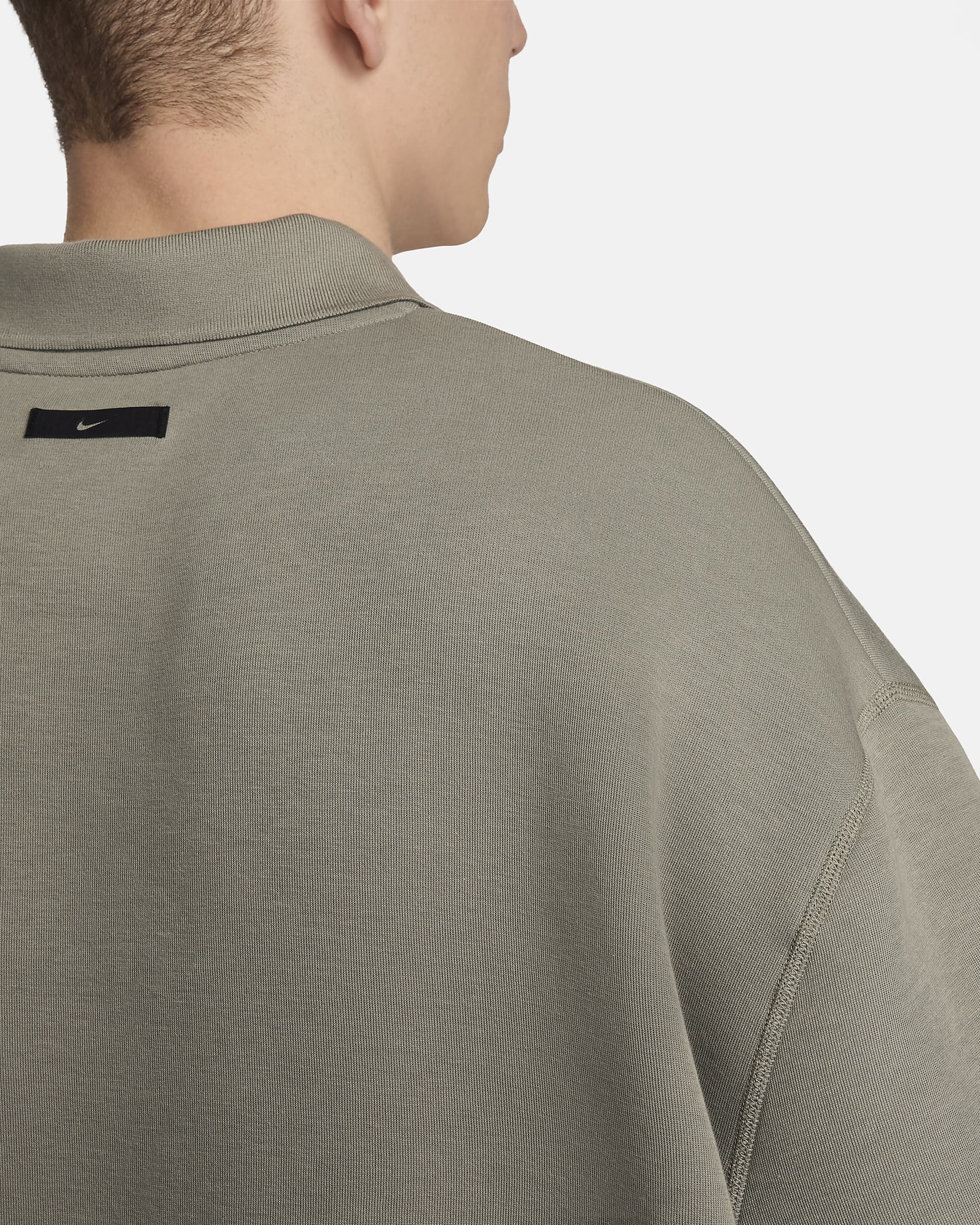 Nike Tech Fleece Reimagined Polo - Home - Dark Stucco