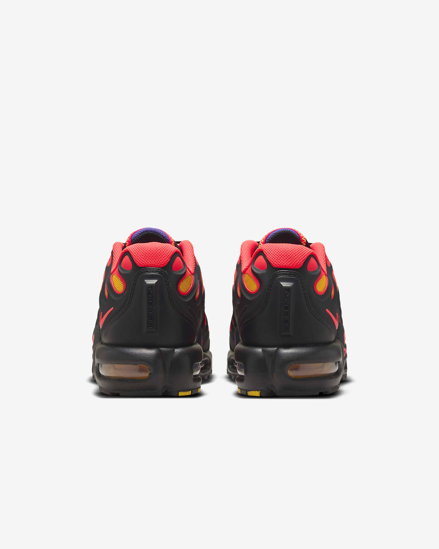 Sapatilhas Nike Air Max Plus Drift para homem - Preto/Roxo Field/Laranja Laser/Carmesim Bright