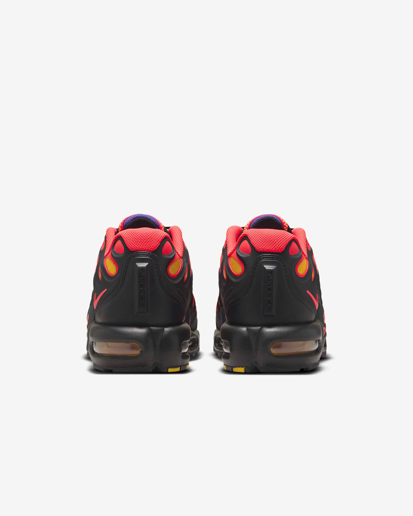 Ανδρικά παπούτσια Nike Air Max Plus Drift - Μαύρο/Field Purple/Laser Orange/Bright Crimson