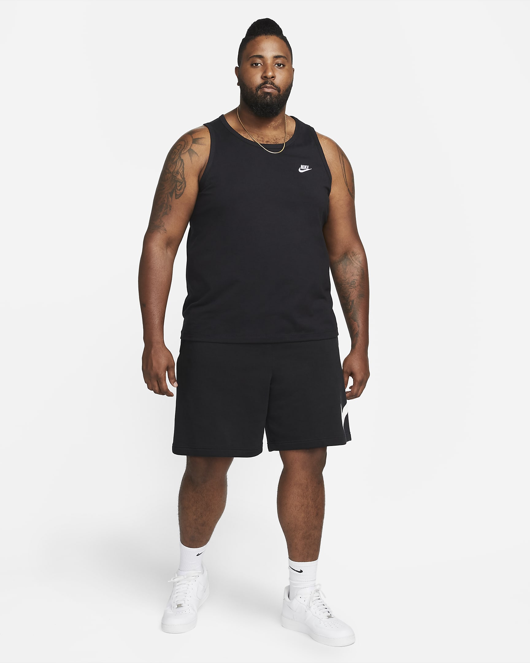 Nike Sportswear Club Men's Tank Top - Black/White