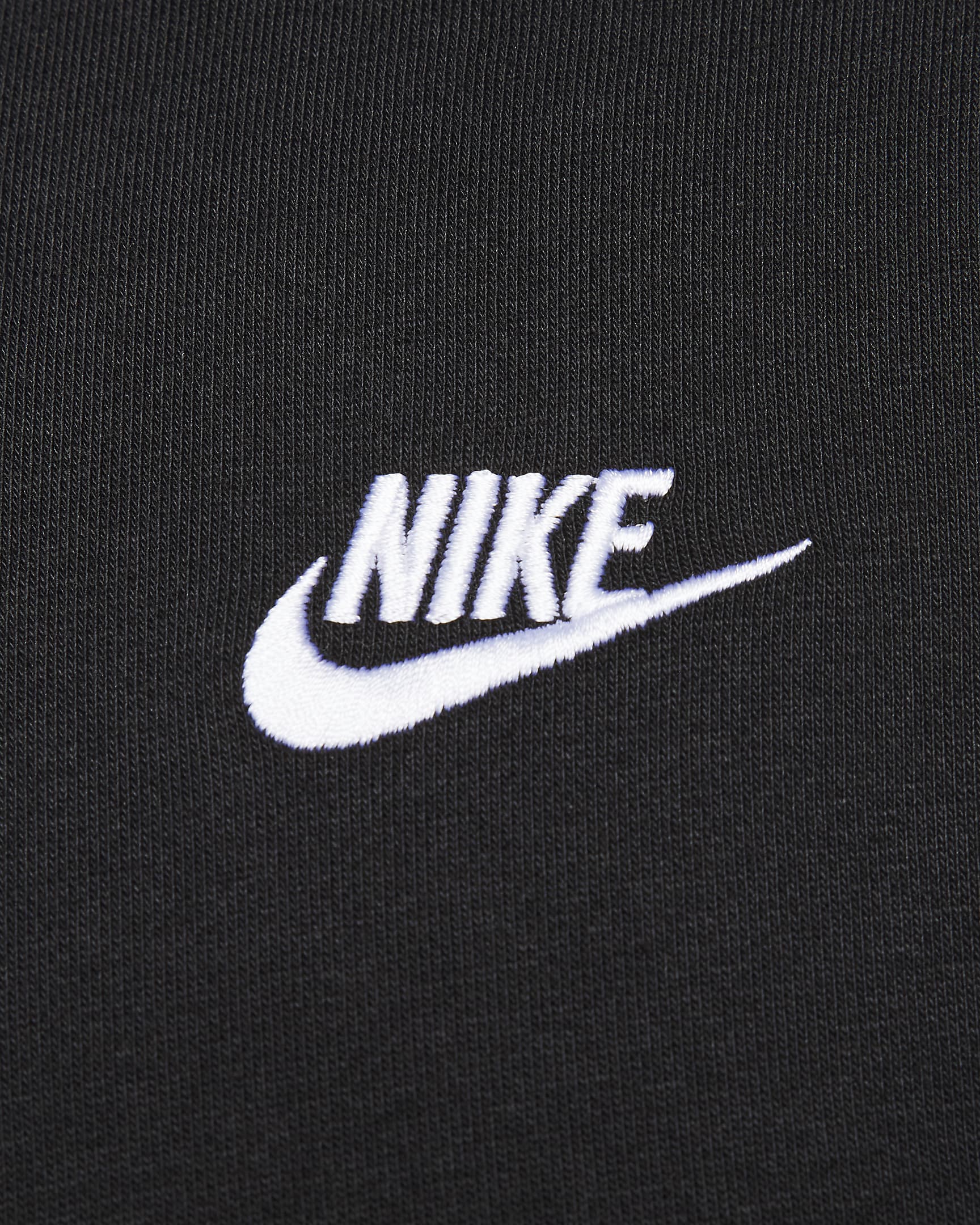 Nike Sportswear Club Men's Pullover Hoodie - Black/Black/White