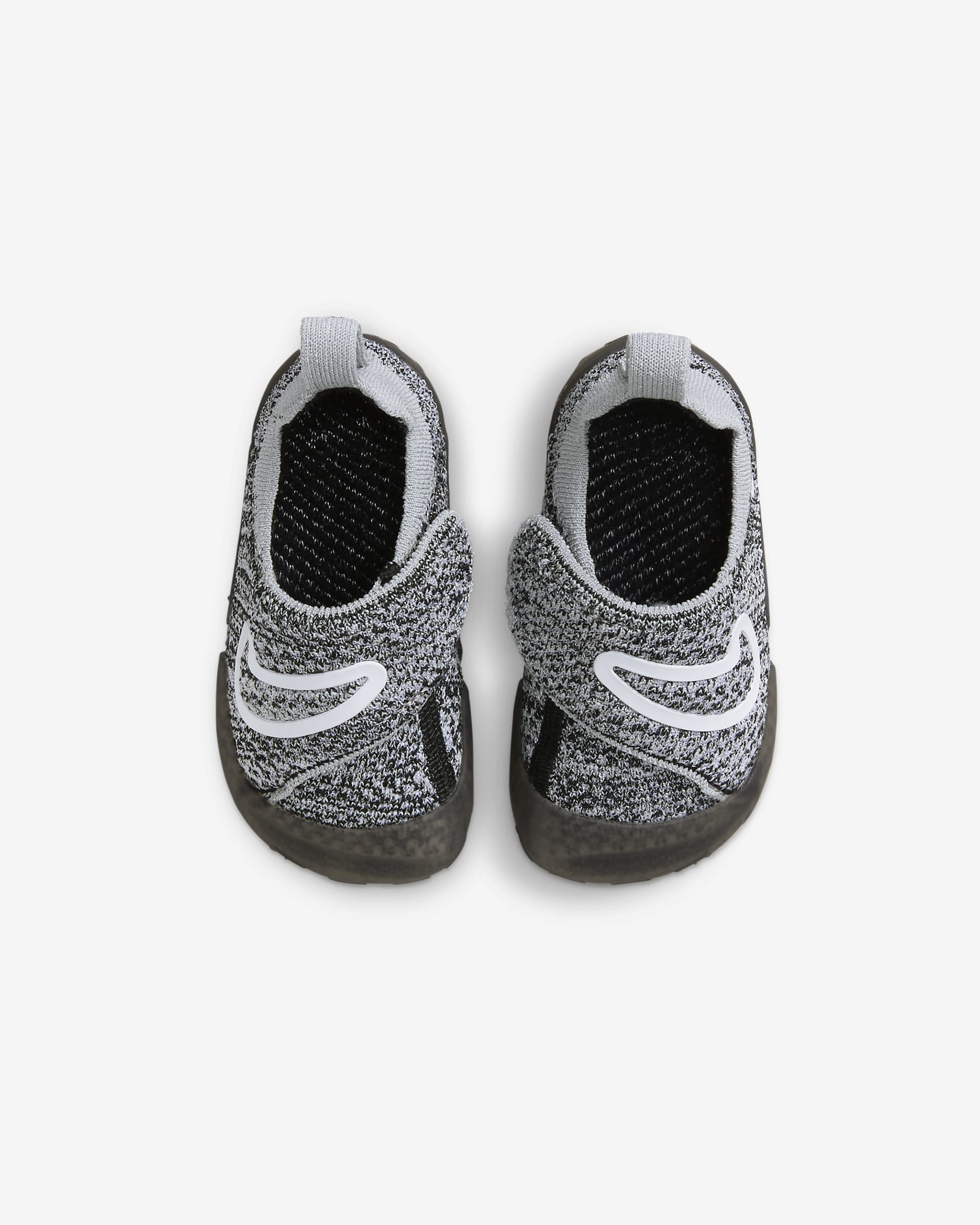 Chaussure Nike Swoosh 1 pour bébé et tout-petit - Noir/Wolf Grey/Blanc