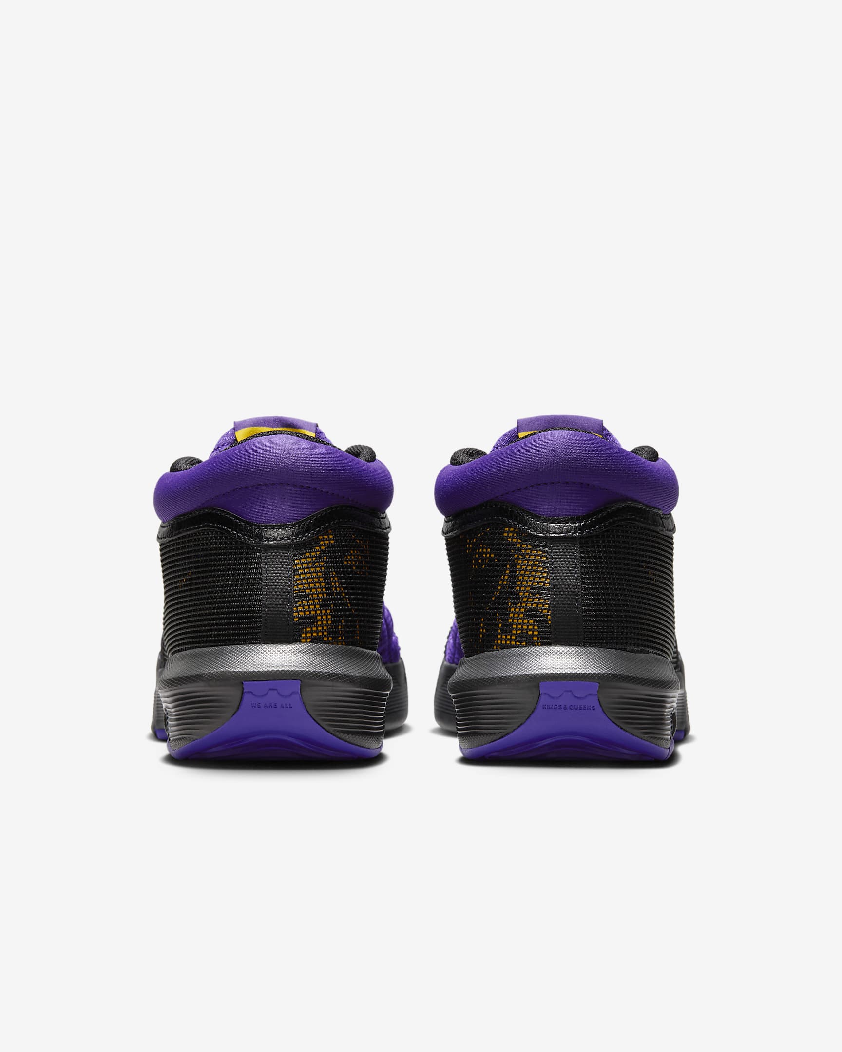 LeBron Witness 8 Basketball Shoes - Black/Field Purple/University Gold