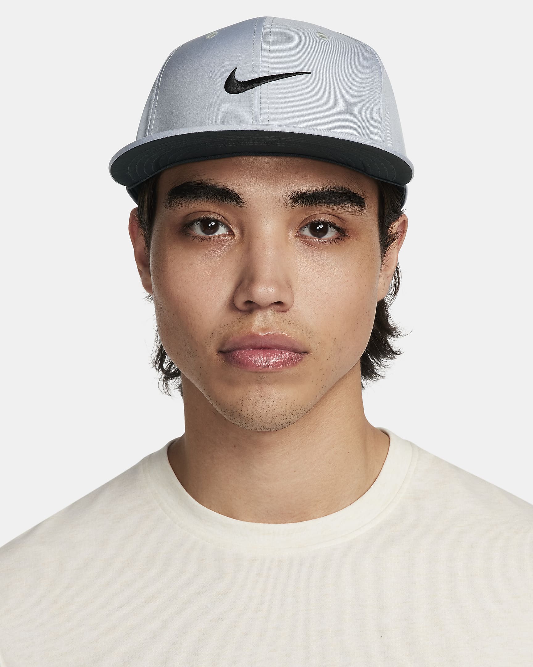 Nike Pro Structured Round Bill Cap - Wolf Grey/Anthracite/Black