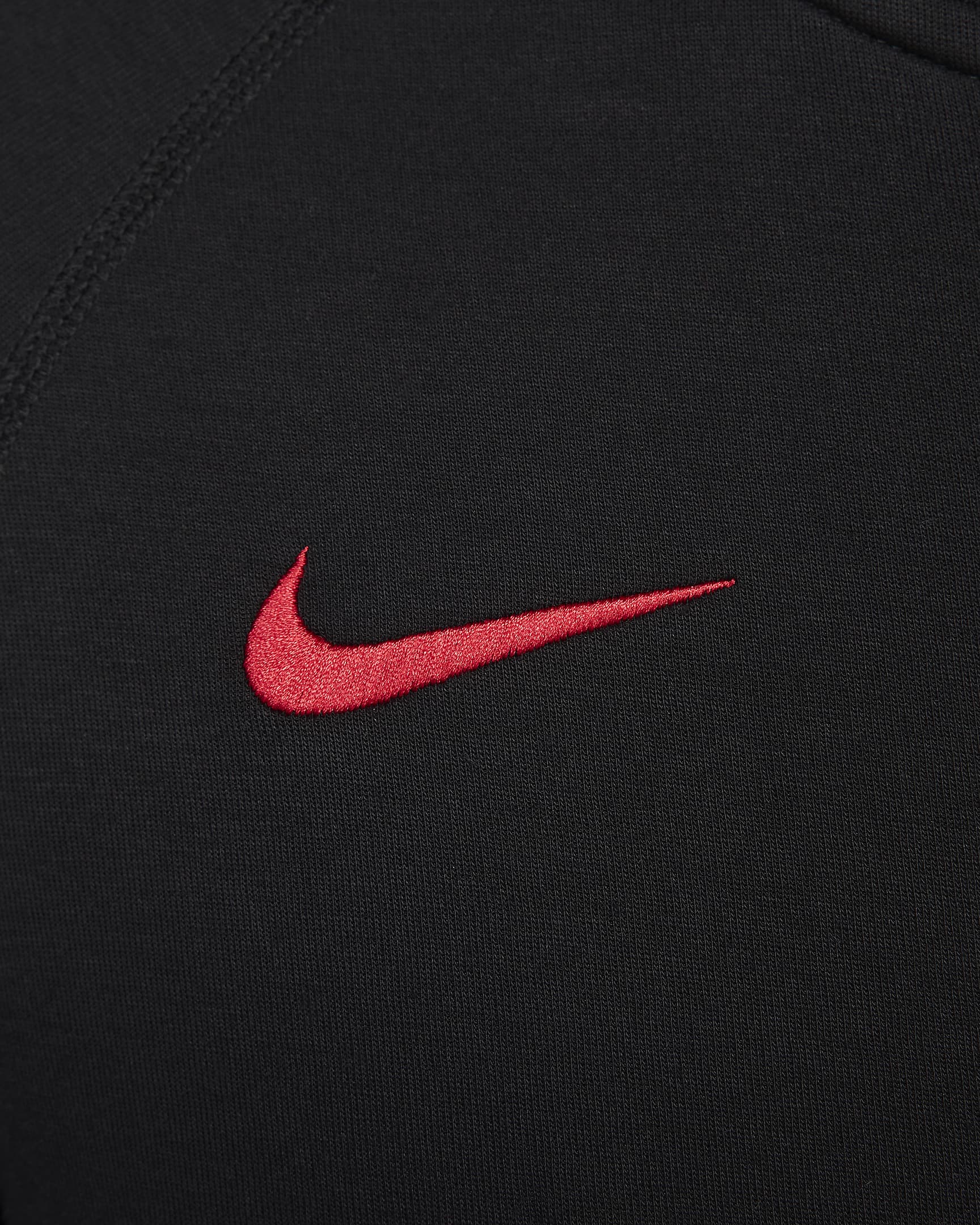 Veste Nike Football Liverpool FC Tech Fleece pour homme - Noir/Noir/Gym Red