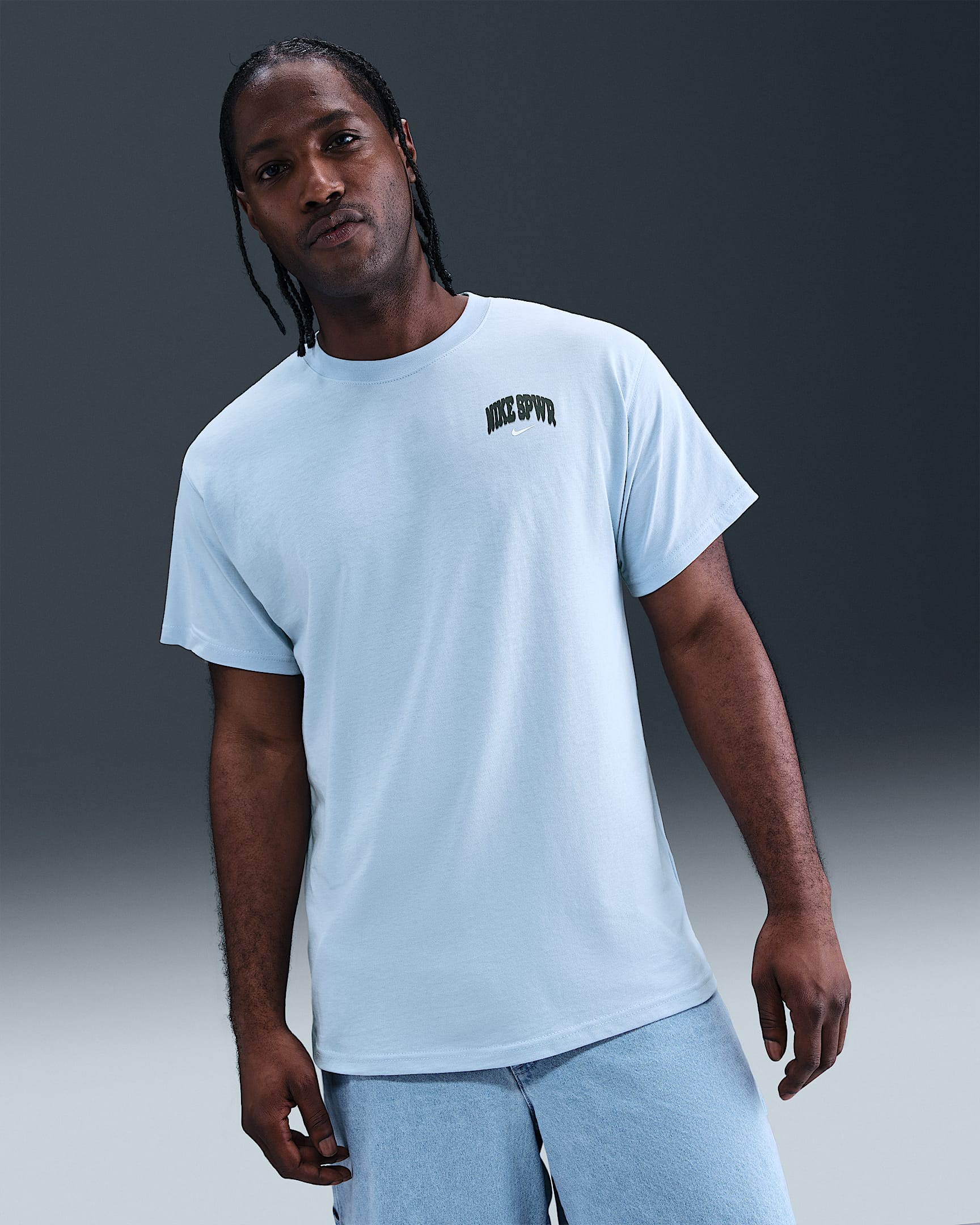 Nike Sportswear Men's Graphic T-Shirt - Light Armoury Blue