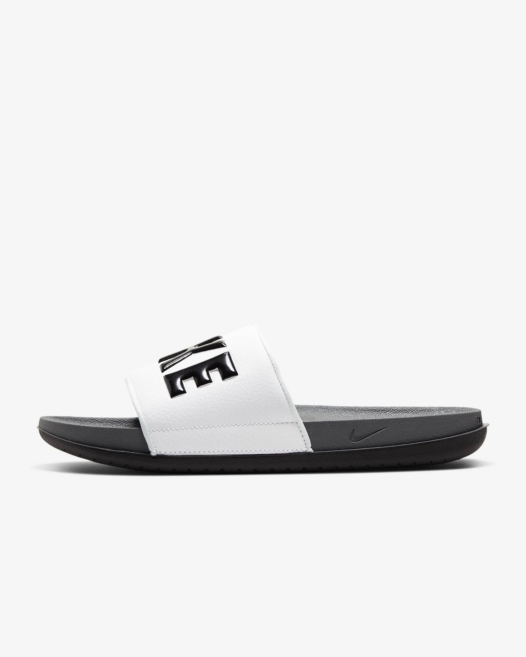 Nike Offcourt Men's Slides - Dark Grey/White/Black