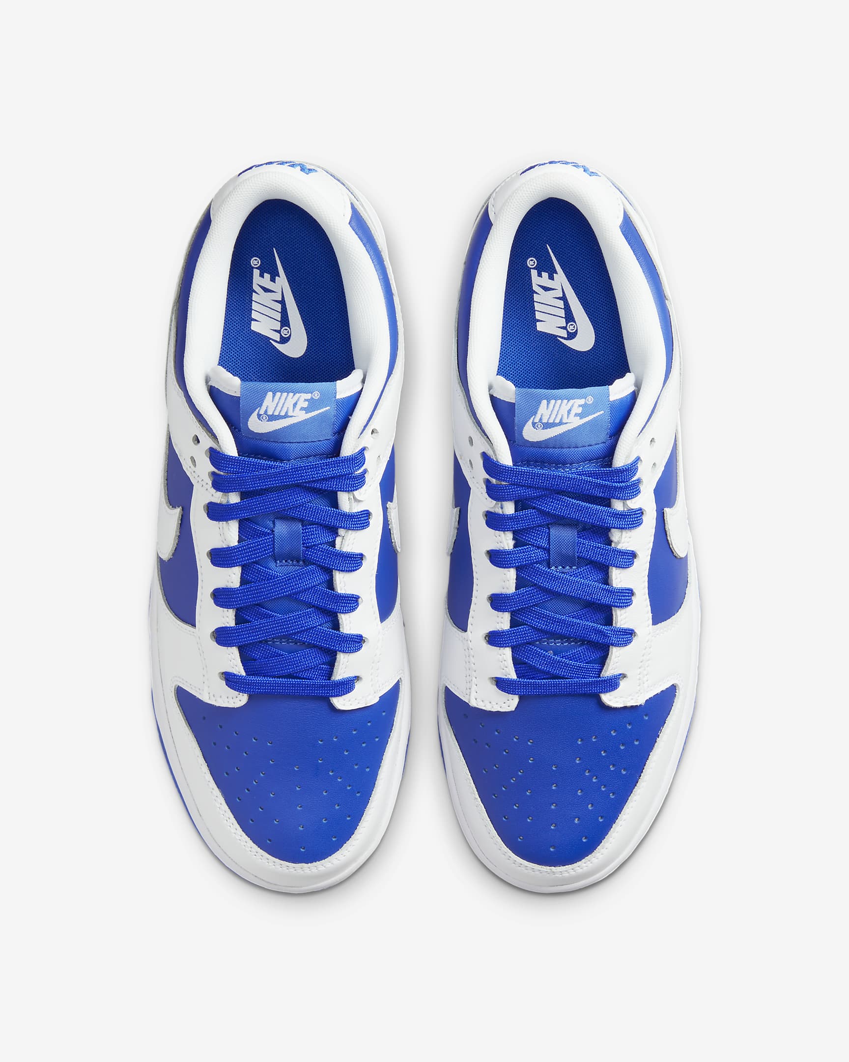 Nike Dunk Low Retro Men's Shoes - Racer Blue/White/Racer Blue