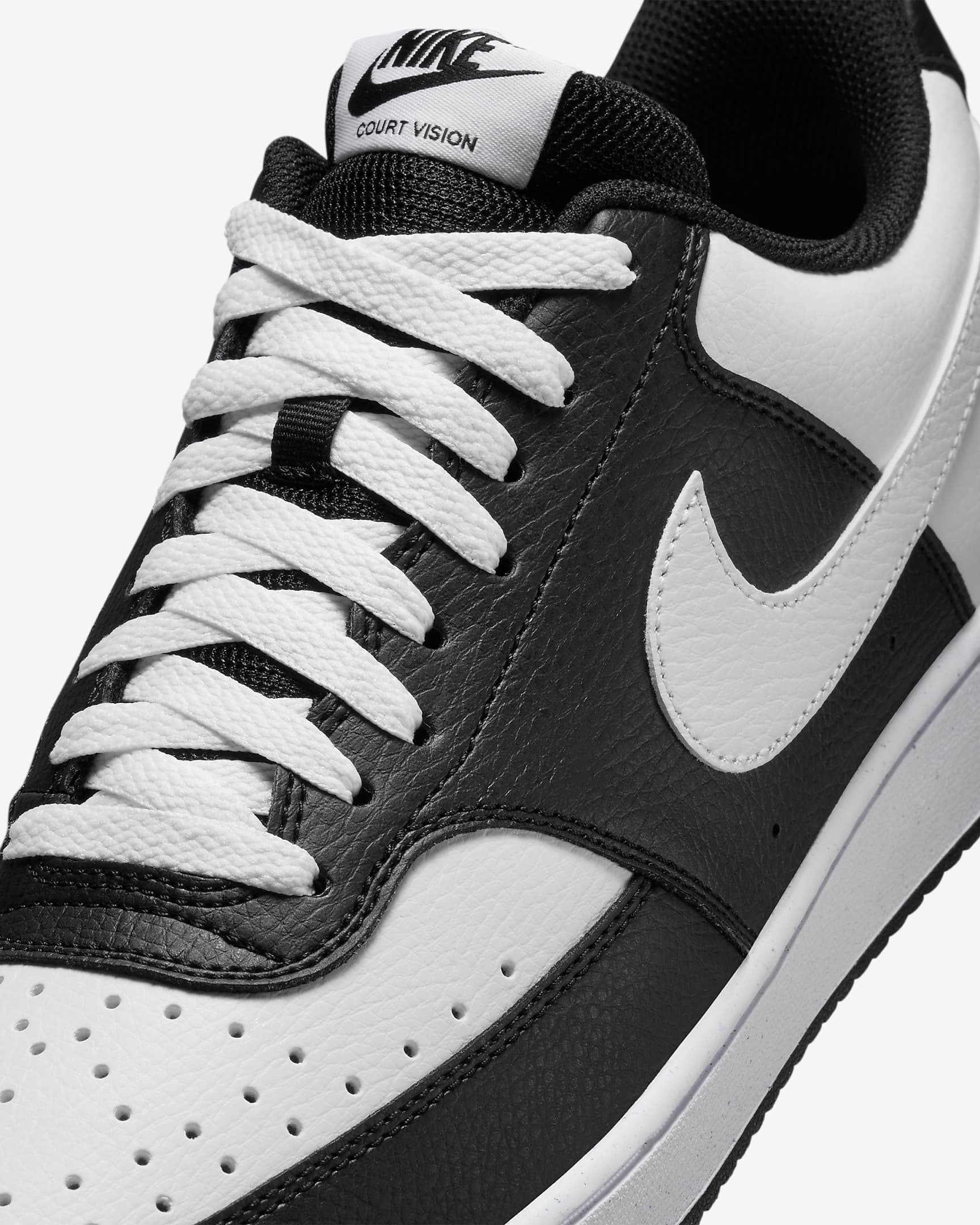 Nike Court Vision Low Men's Shoes - Black/White