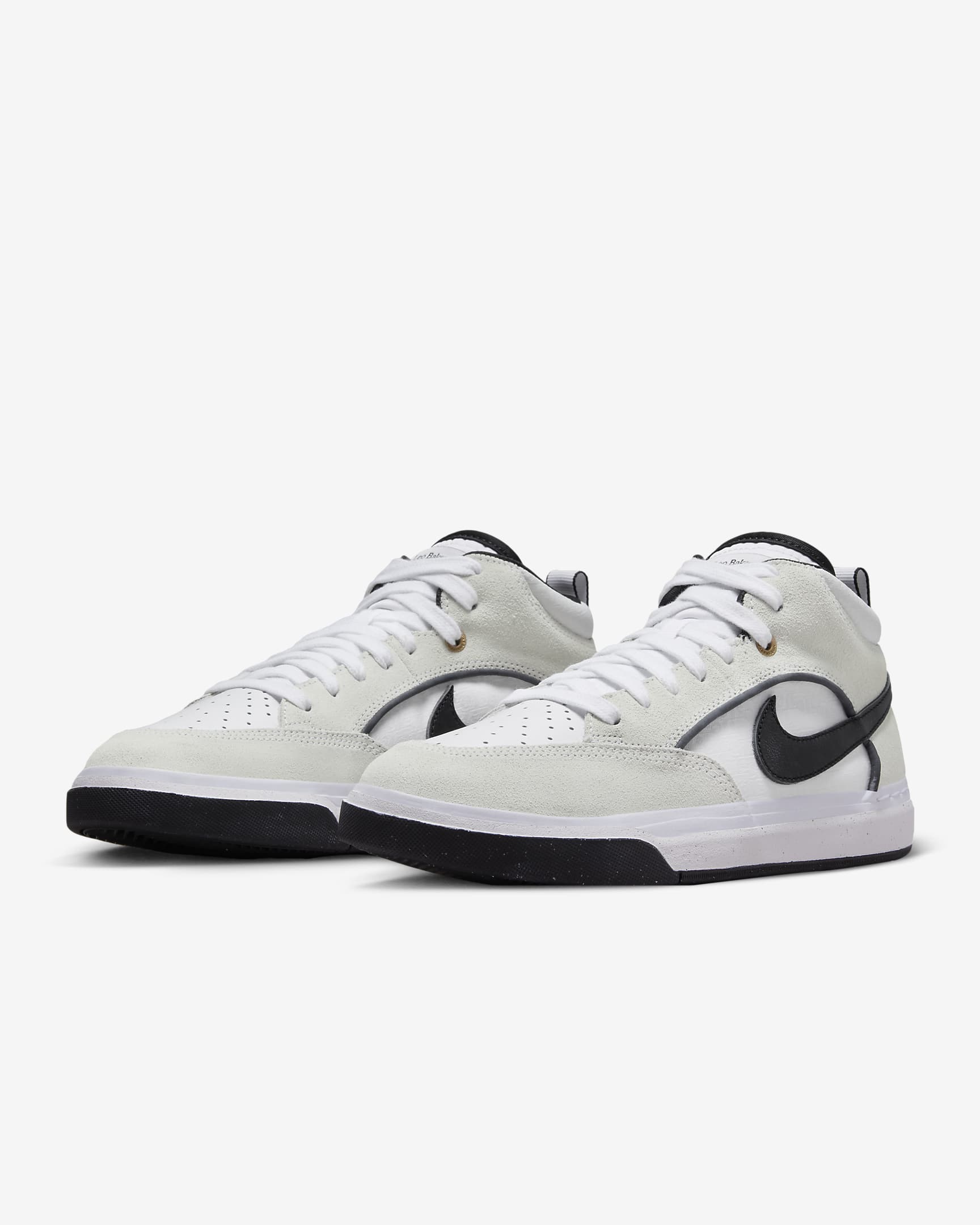 Tenis de skateboarding Nike SB React Leo - Blanco/Negro