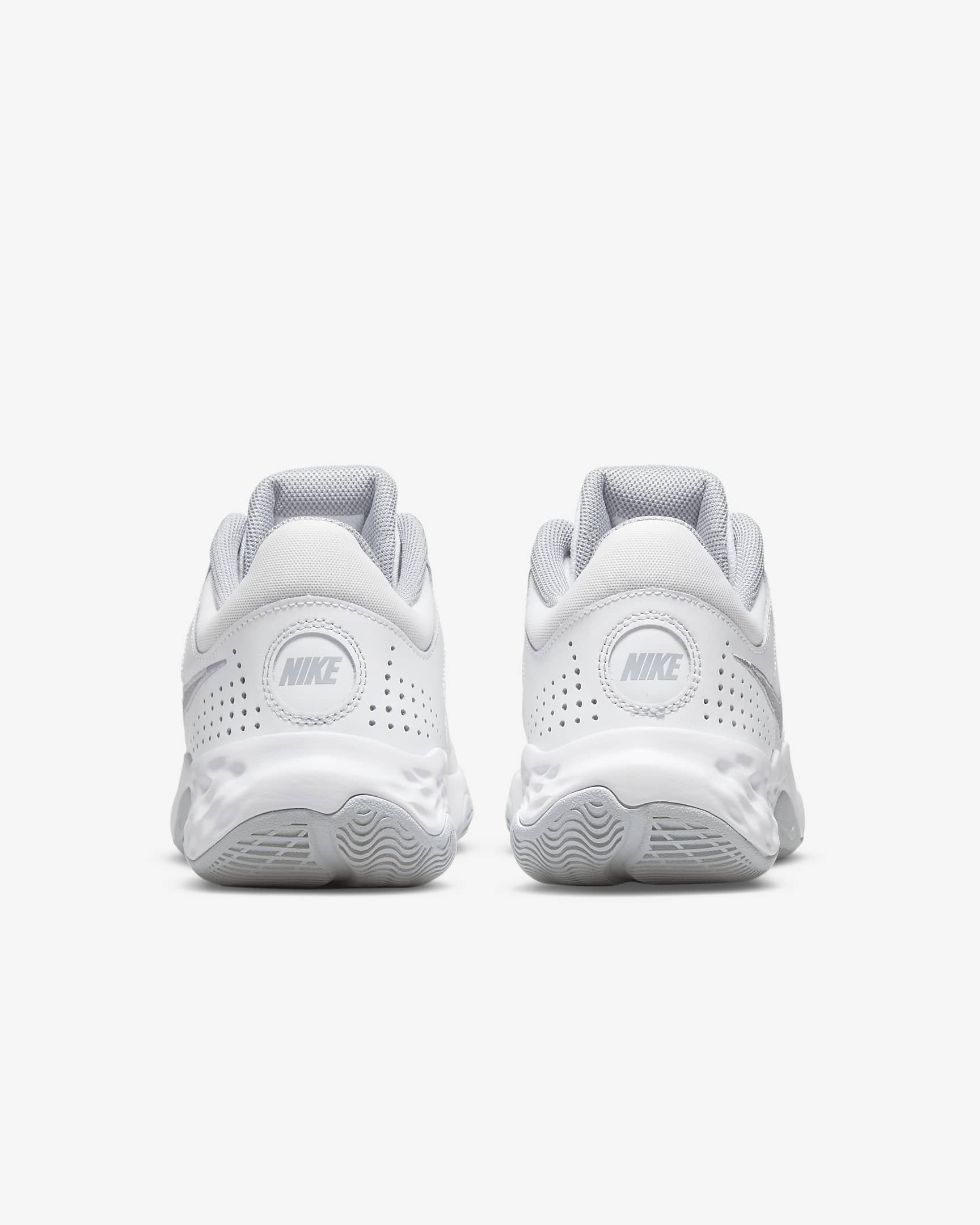 Nike Fly.By Mid 3 Basketball Shoes - White/Wolf Grey