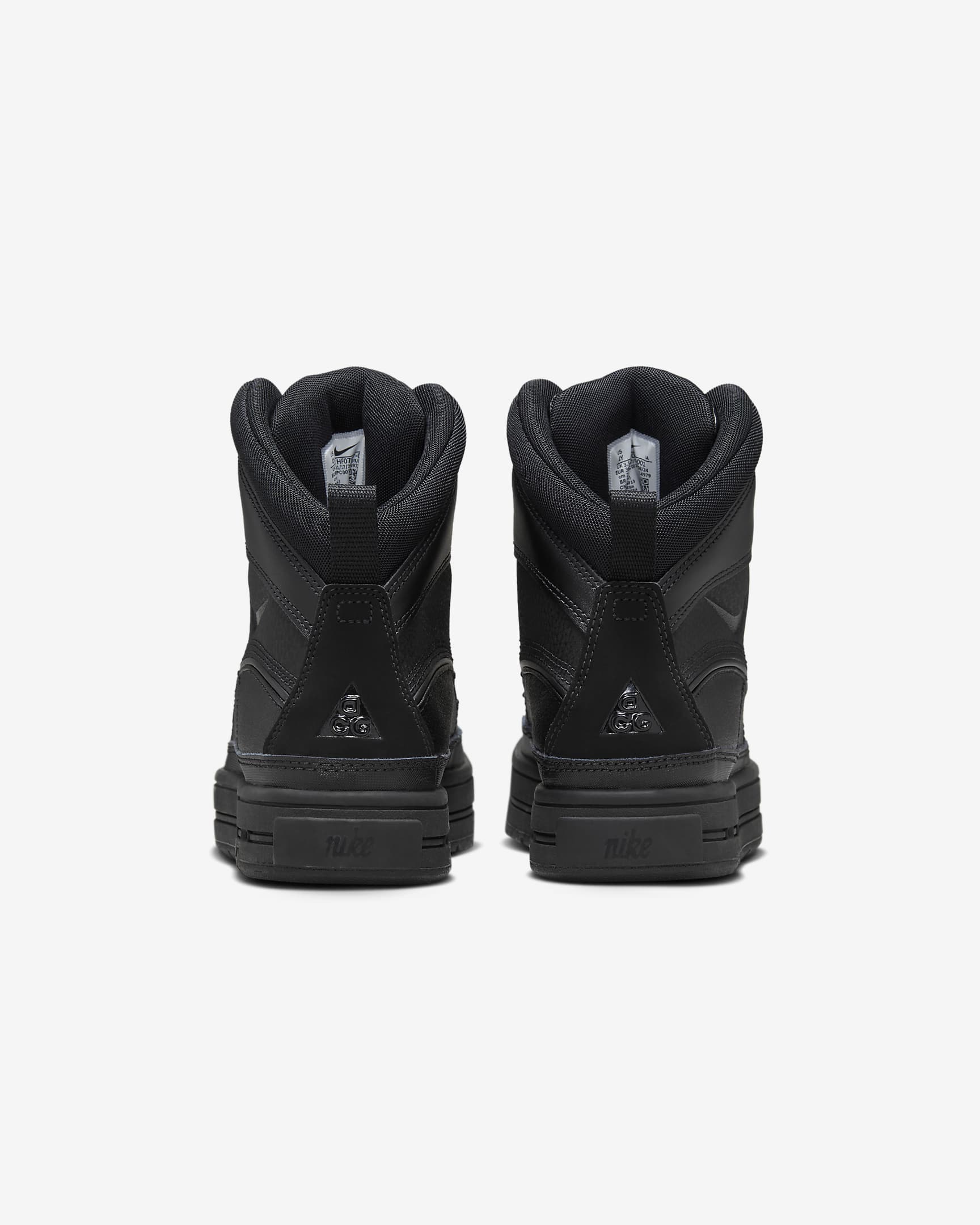 Nike Woodside 2 High Big Kids' Boots - Black/Black/Black