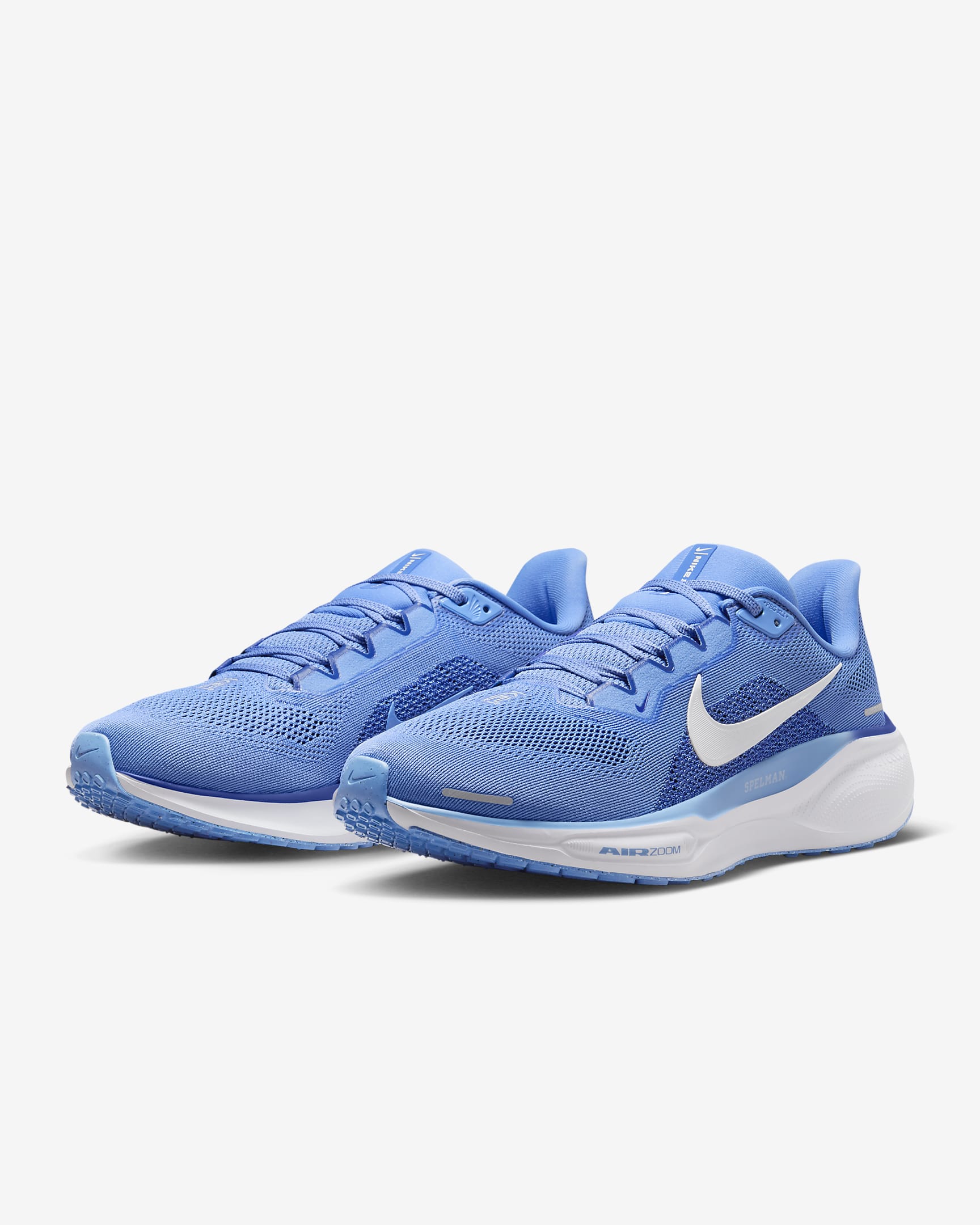 Spelman Pegasus 41 Men's Nike College Road Running Shoes - Valor Blue/White/Old Royal/White