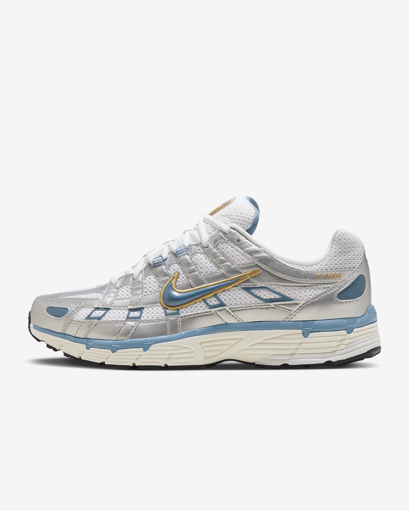 Nike P-6000 鞋款 - 白色/Metallic Silver/Pale Ivory/Aegean Storm