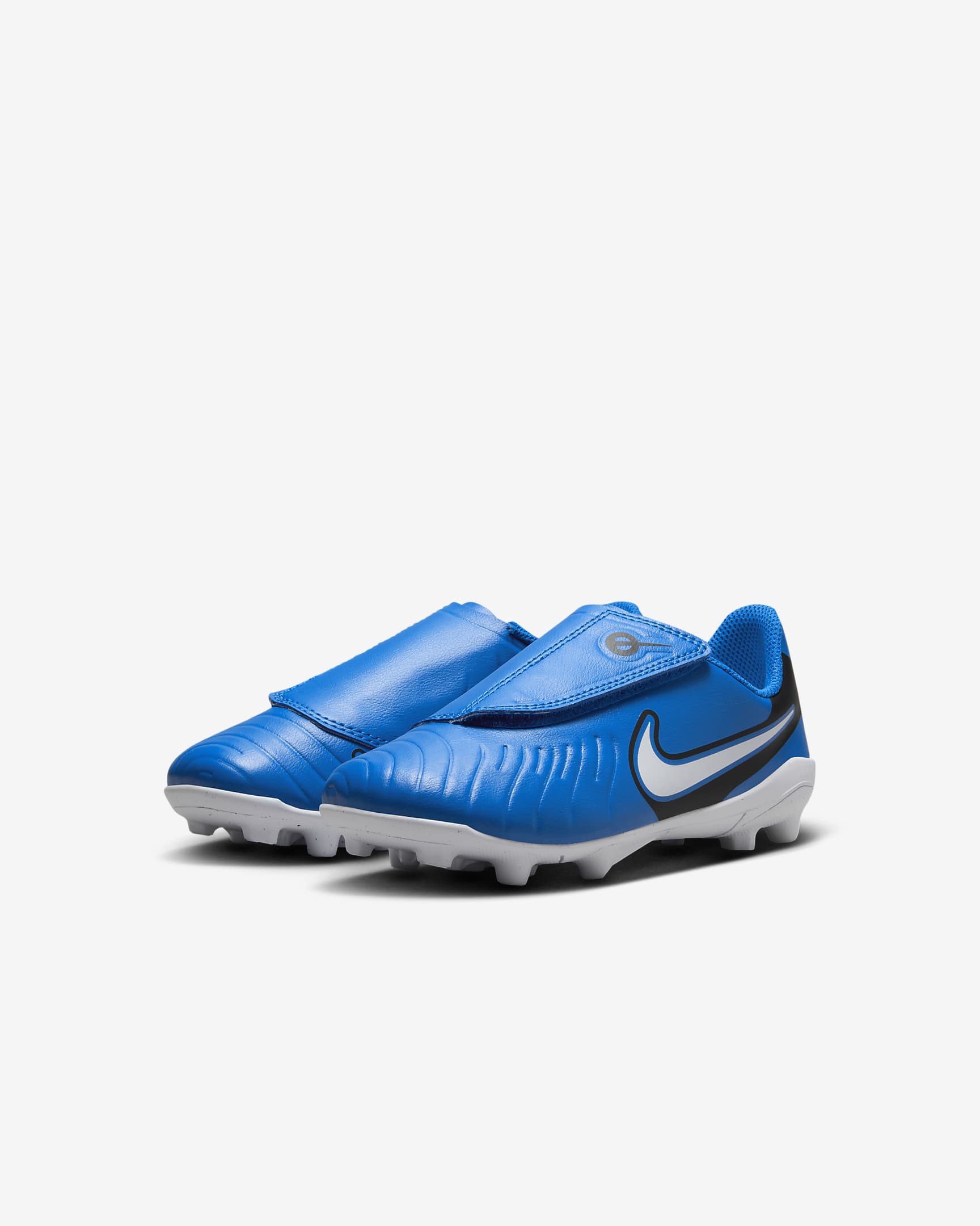 รองเท้าสตั๊ดฟุตบอลไม่หุ้มข้อเด็กเล็กสำหรับหลายพื้นผิว Nike Jr. Tiempo Legend 10 Club - Soar/ขาว