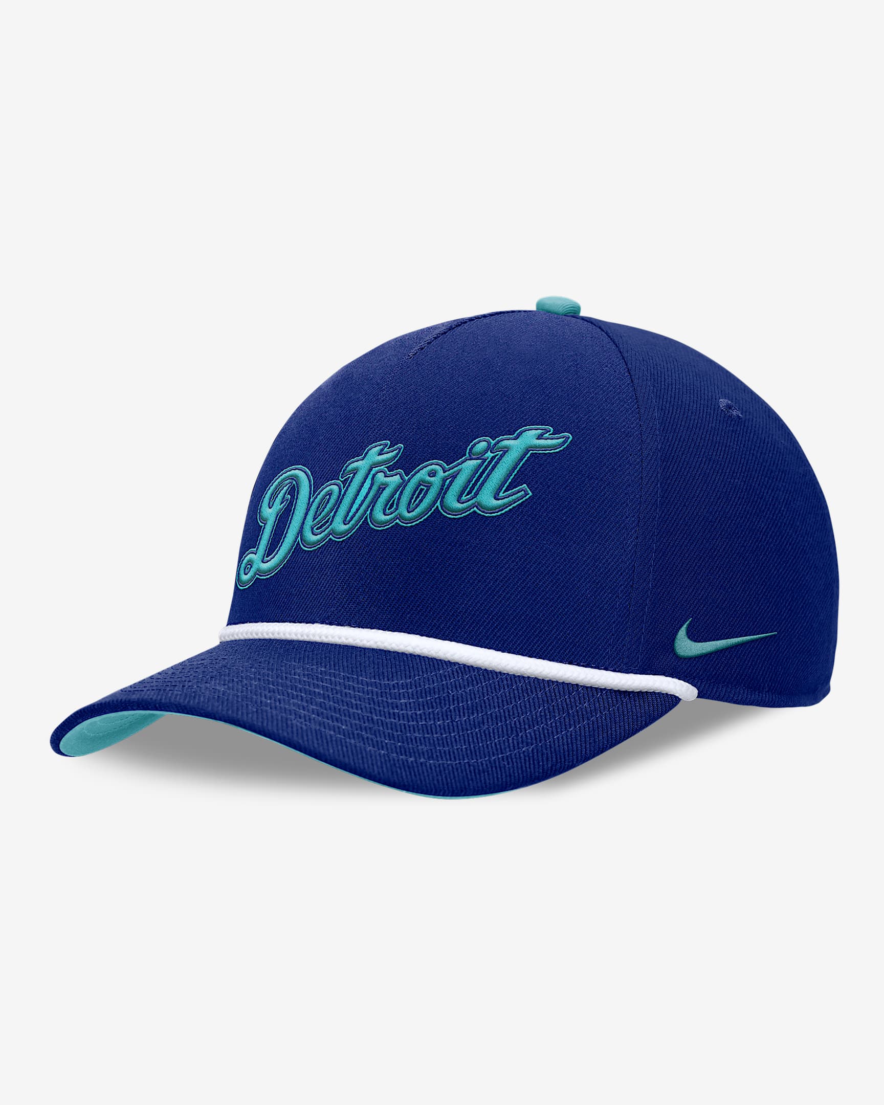 Gorra Nike de la MLB ajustable para hombre Detroit Tigers Rise - Royal