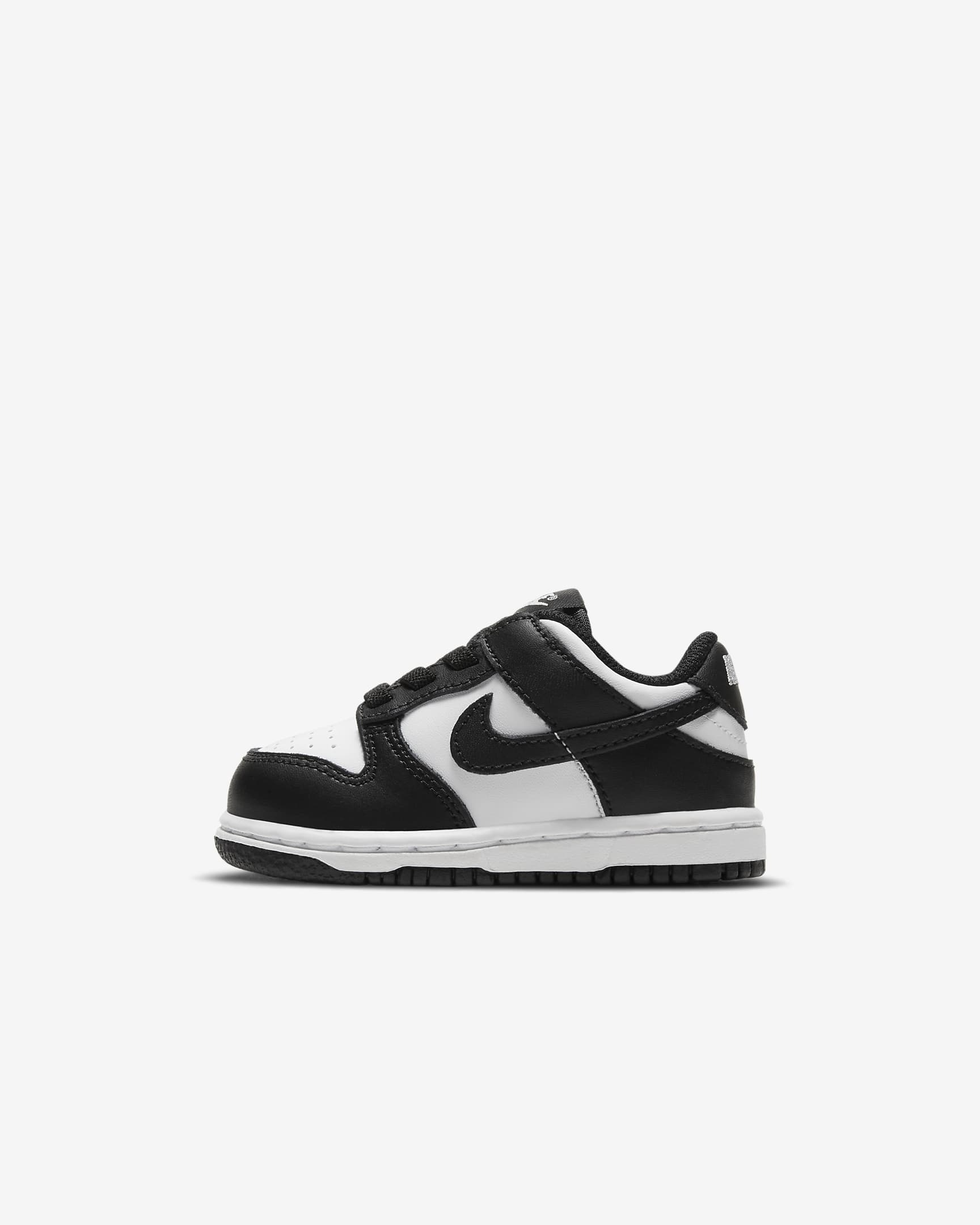 Nike Dunk Low Schuh für Babys und Kleinkinder - Weiß/Weiß/Schwarz