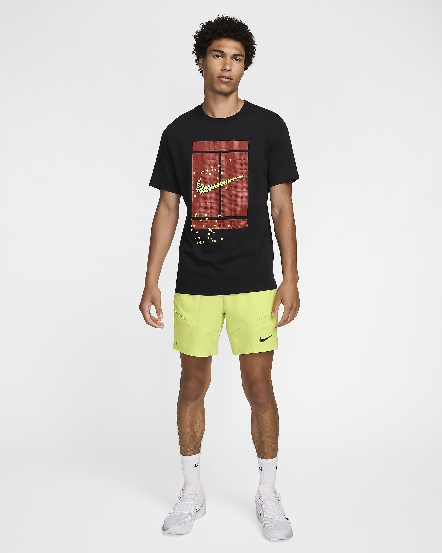 Playera de tenis para hombre NikeCourt - Negro