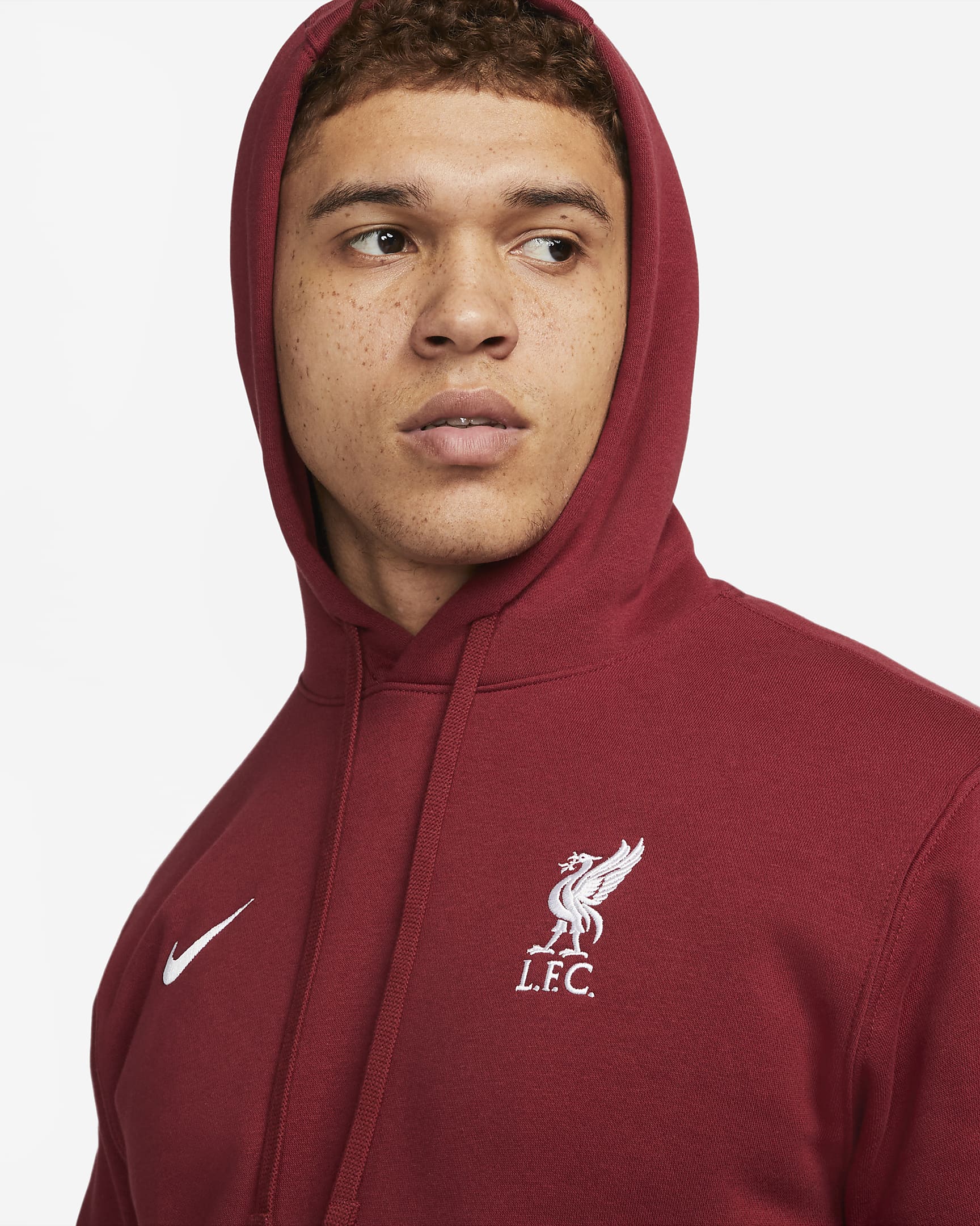 Liverpool F.C. Club Fleece Men's Nike Pullover Hoodie. Nike PH