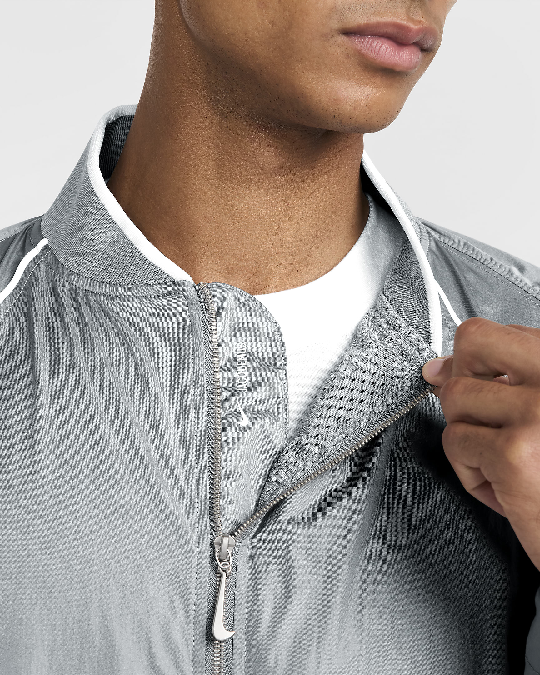 Nike x Jacquemus Tracksuit Jacket - Particle Grey/White