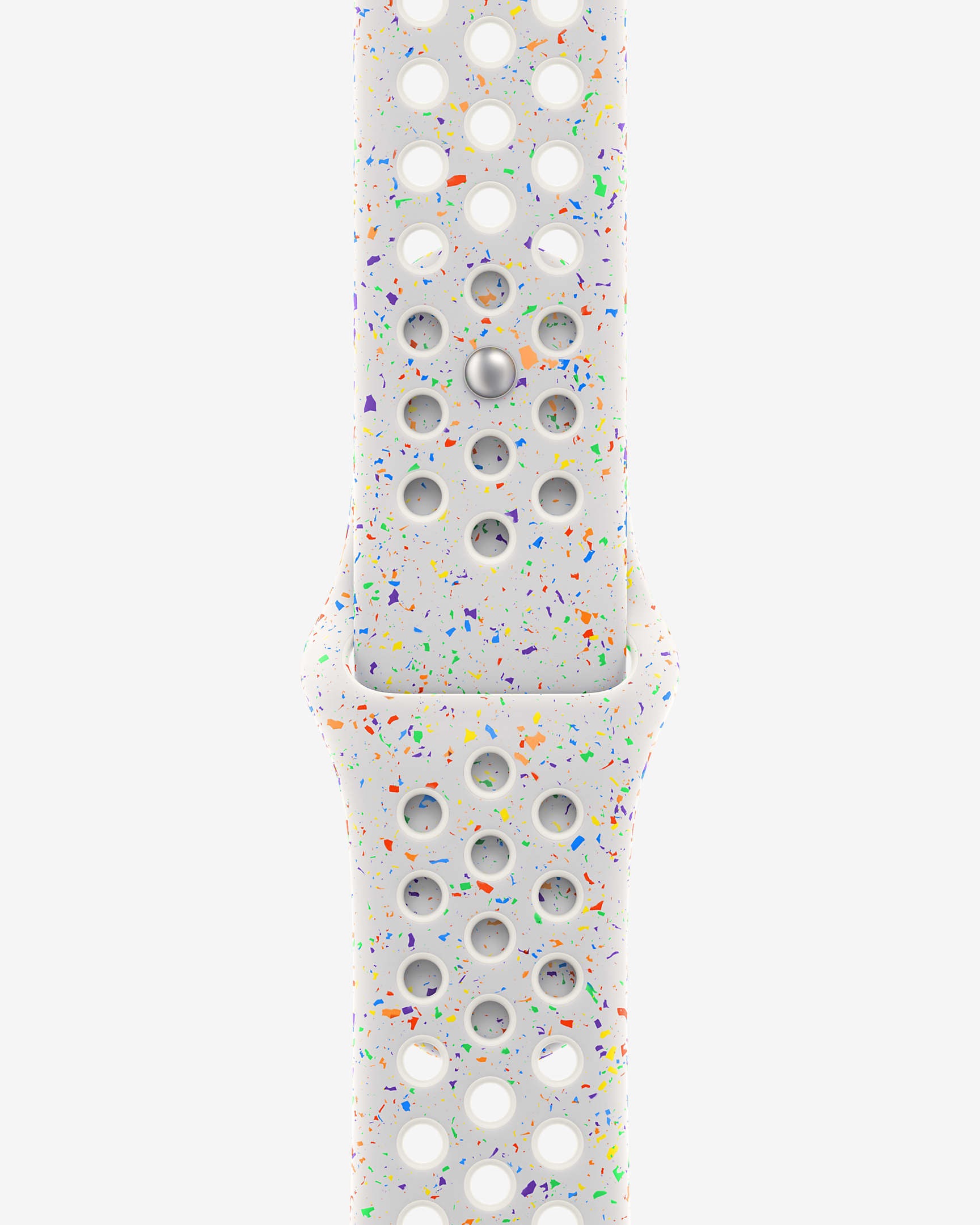 41mm Pure Platinum Nike Sport Band - M/L - Pure Platinum/White