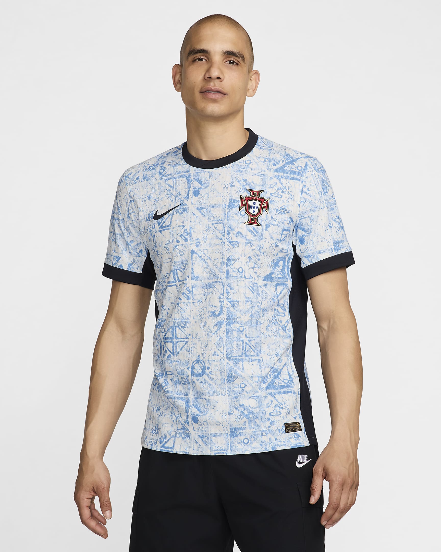 Portugal (Men's Team) 2024/25 Match Away Men's Nike Dri-FIT ADV Soccer Authentic Jersey - Sail/University Blue/Pitch Blue/Pitch Blue