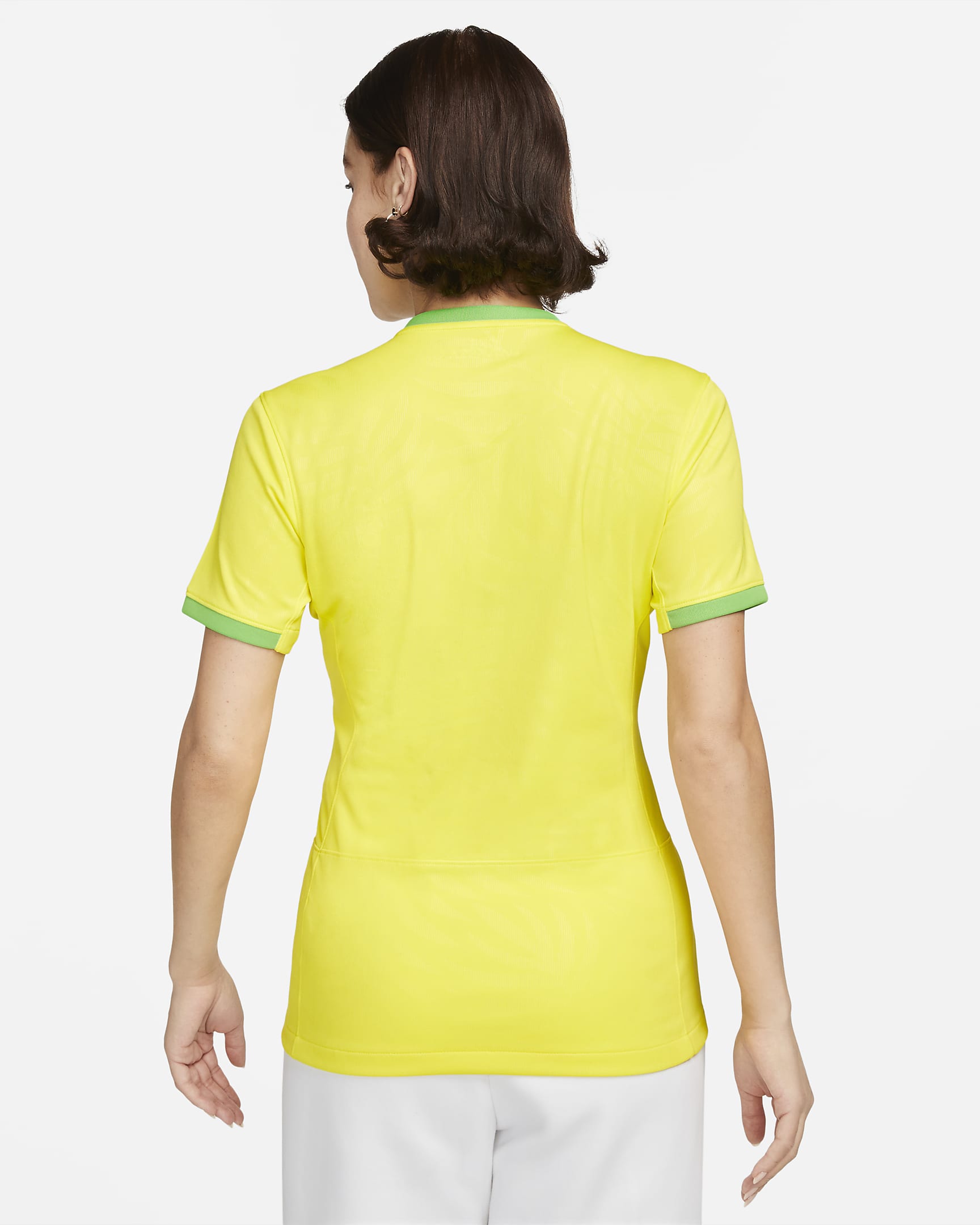 Brazil 2023 Stadium Home Women's Nike DriFIT Football Shirt. Nike SE