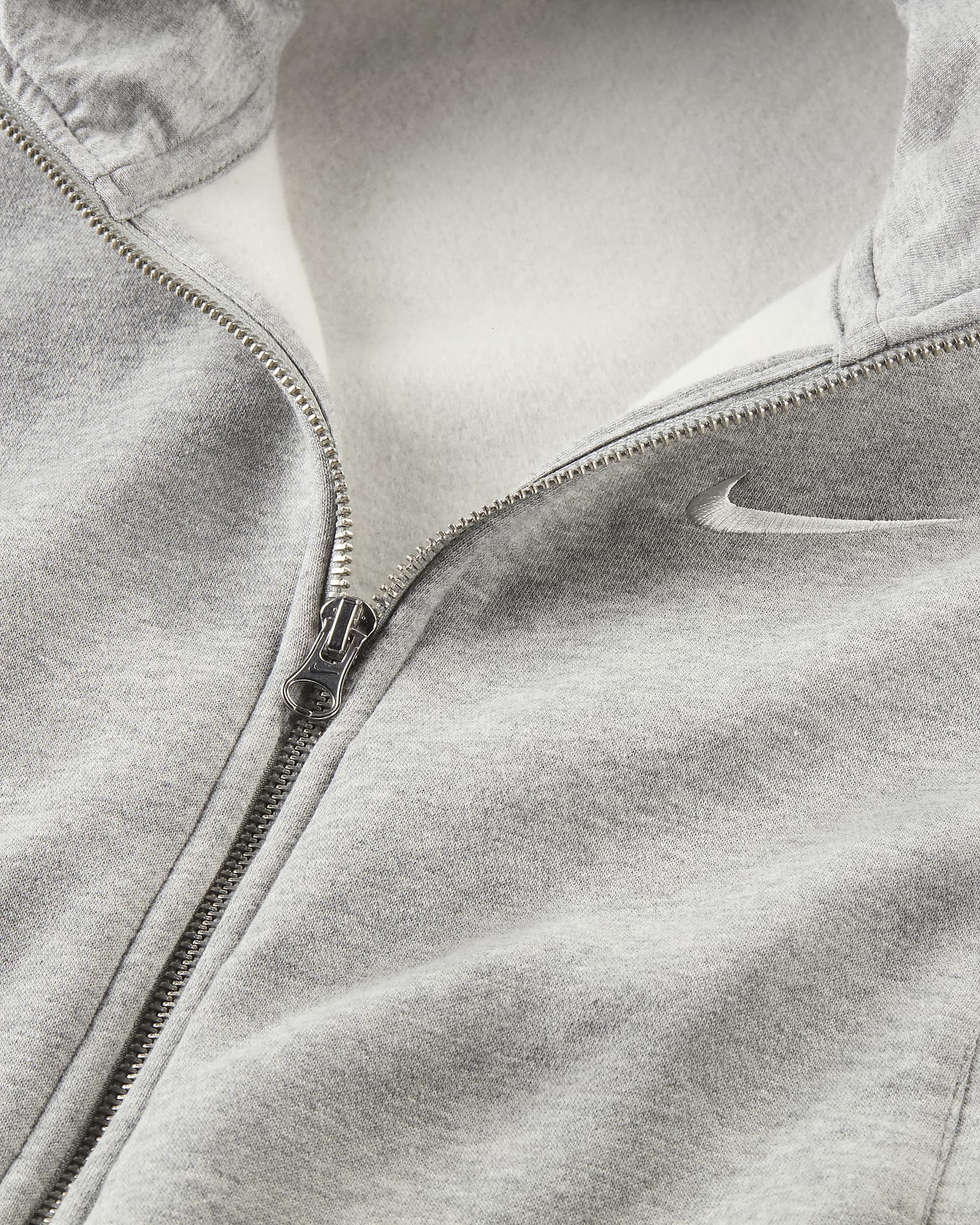 Nike Sportswear Phoenix Fleece Women's Oversized Track Jacket - Dark Grey Heather/Sail