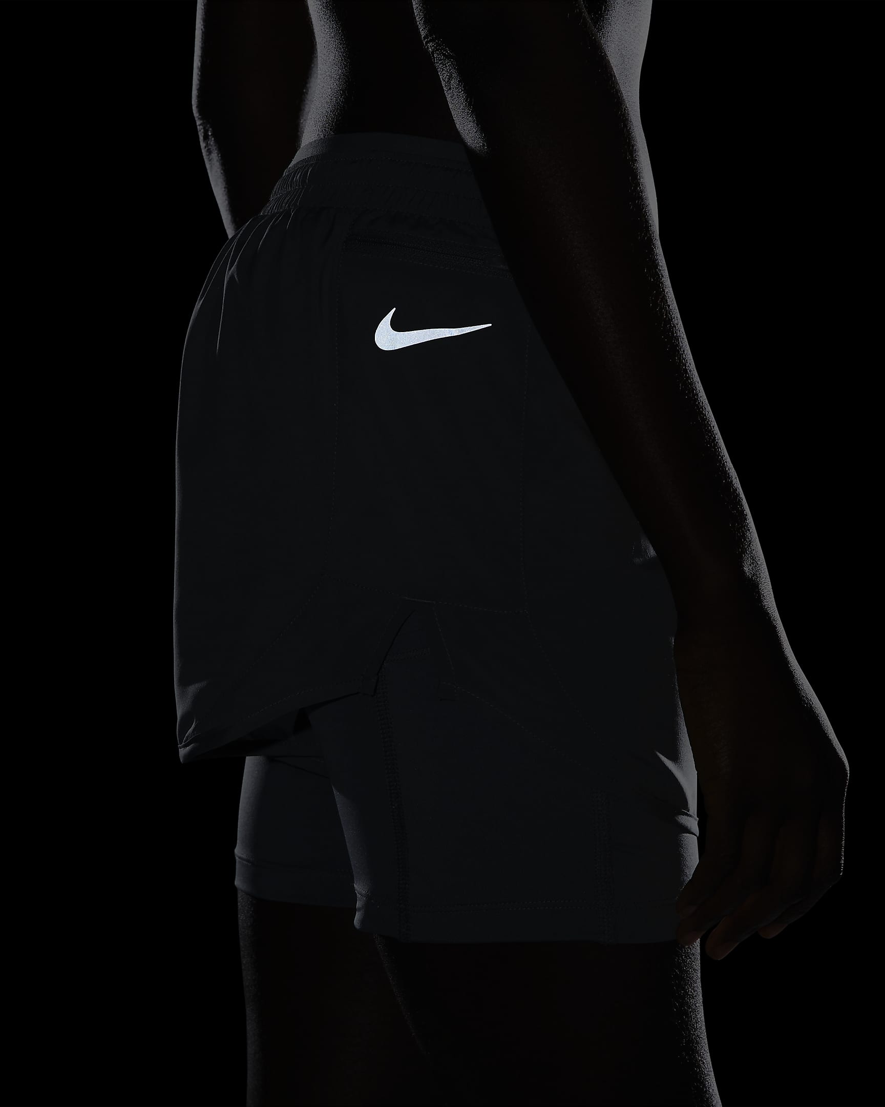 Nike Tempo Luxe Women's 2-In-1 Running Shorts. Nike BG