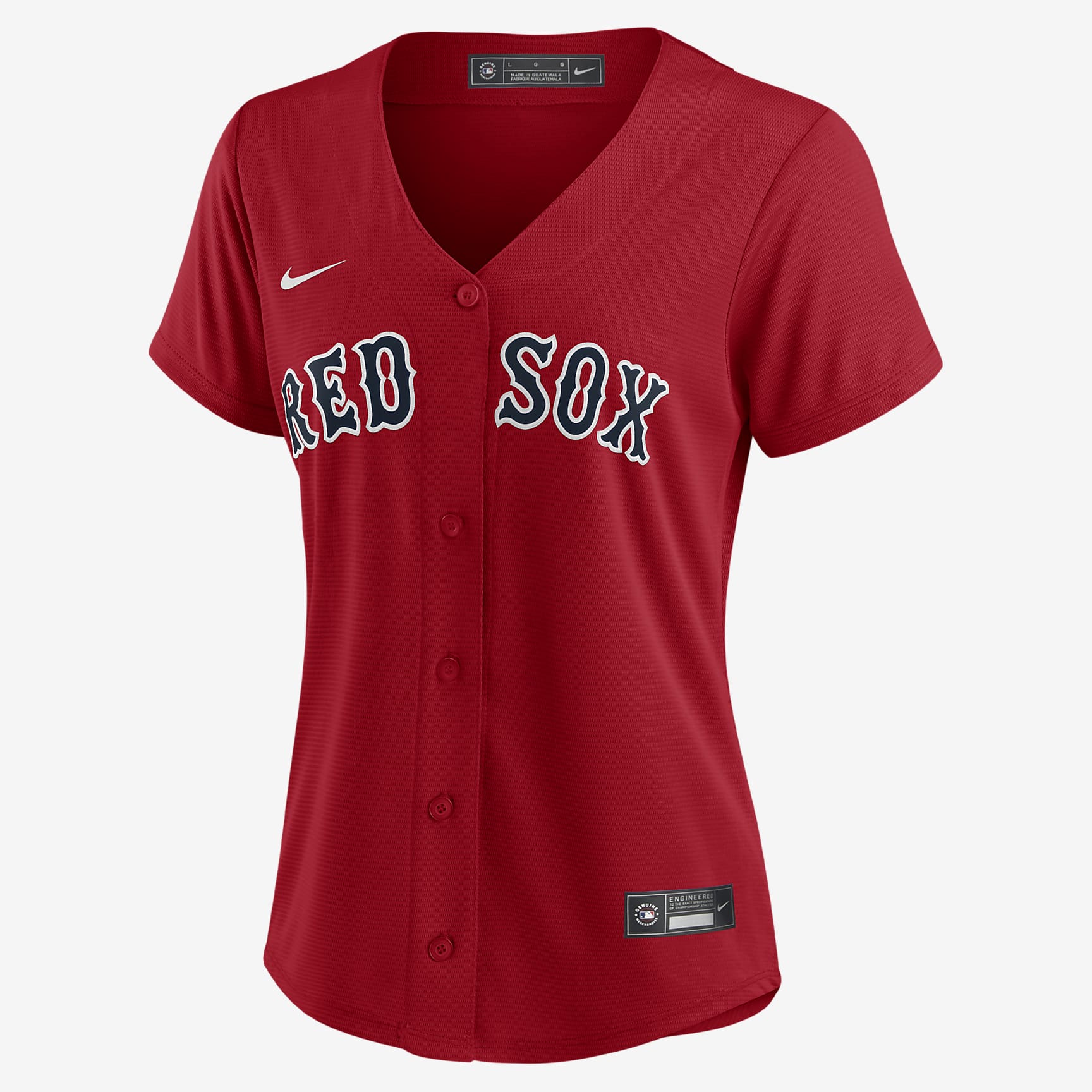 MLB Boston Red Sox Women's Replica Baseball Jersey.