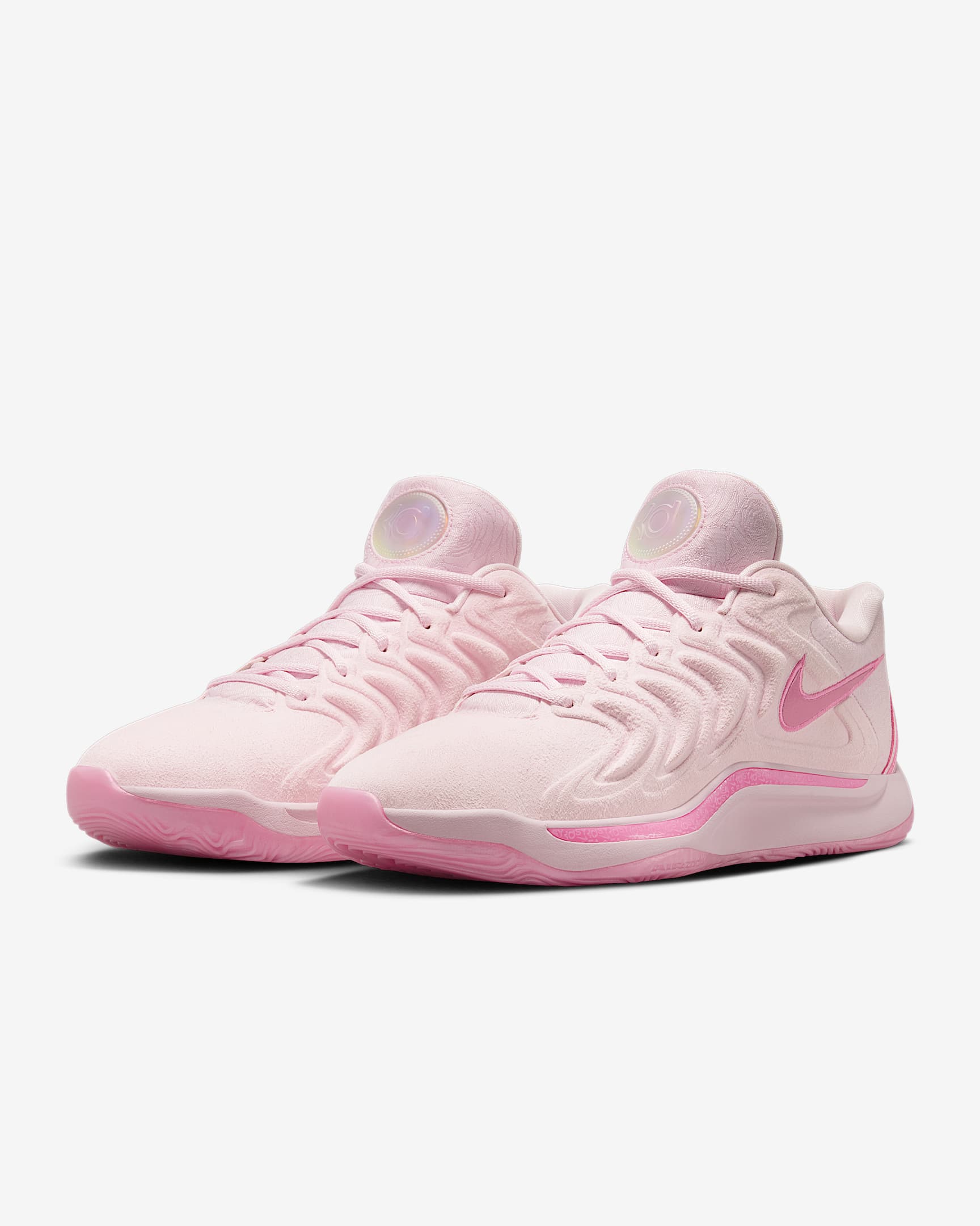 Tenis de básquetbol KD17 "Aunt Pearl" - Espuma rosa/Rosa extremo