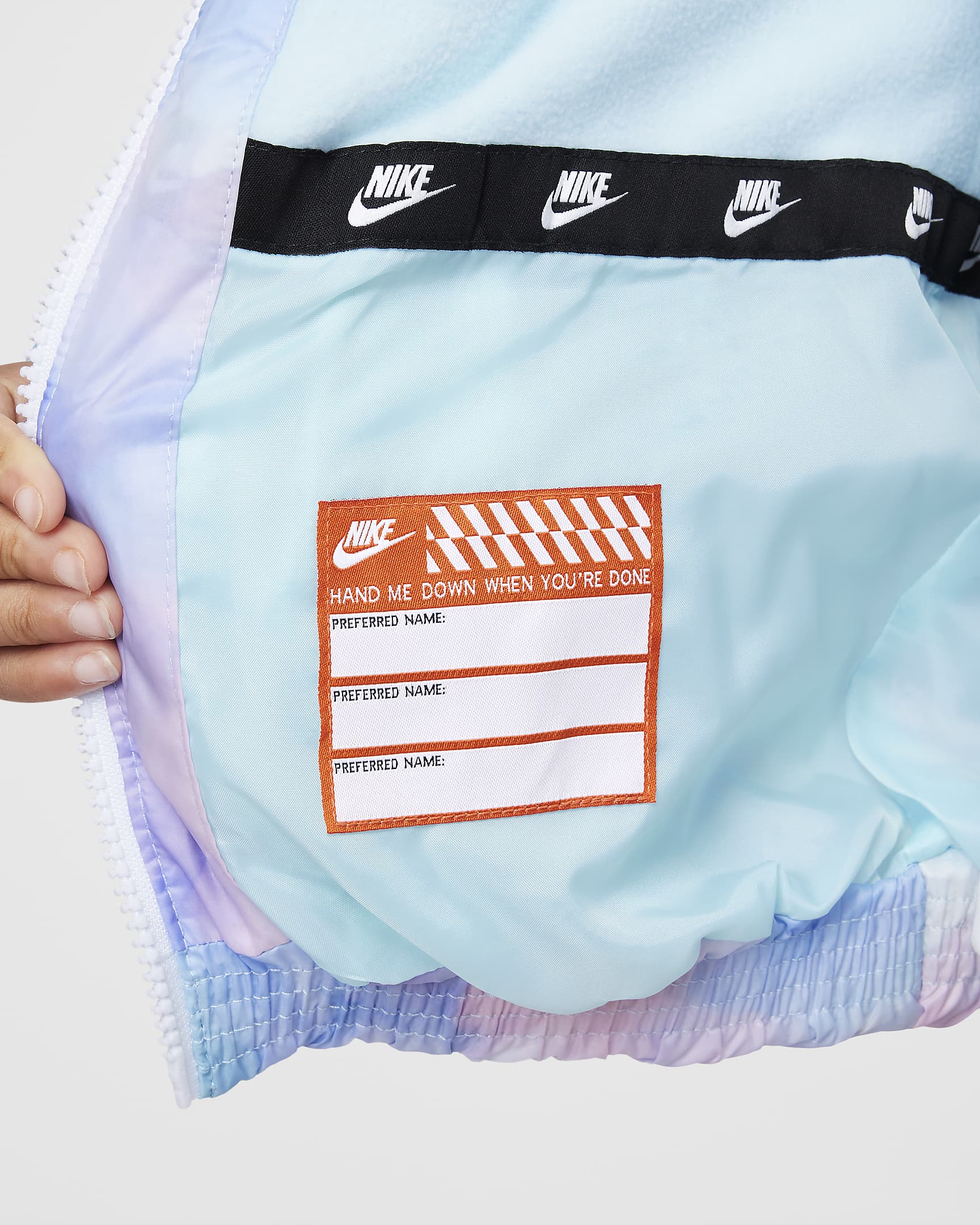 Chamarra acolchada ajustada para niños talla pequeña Nike - Multicolor