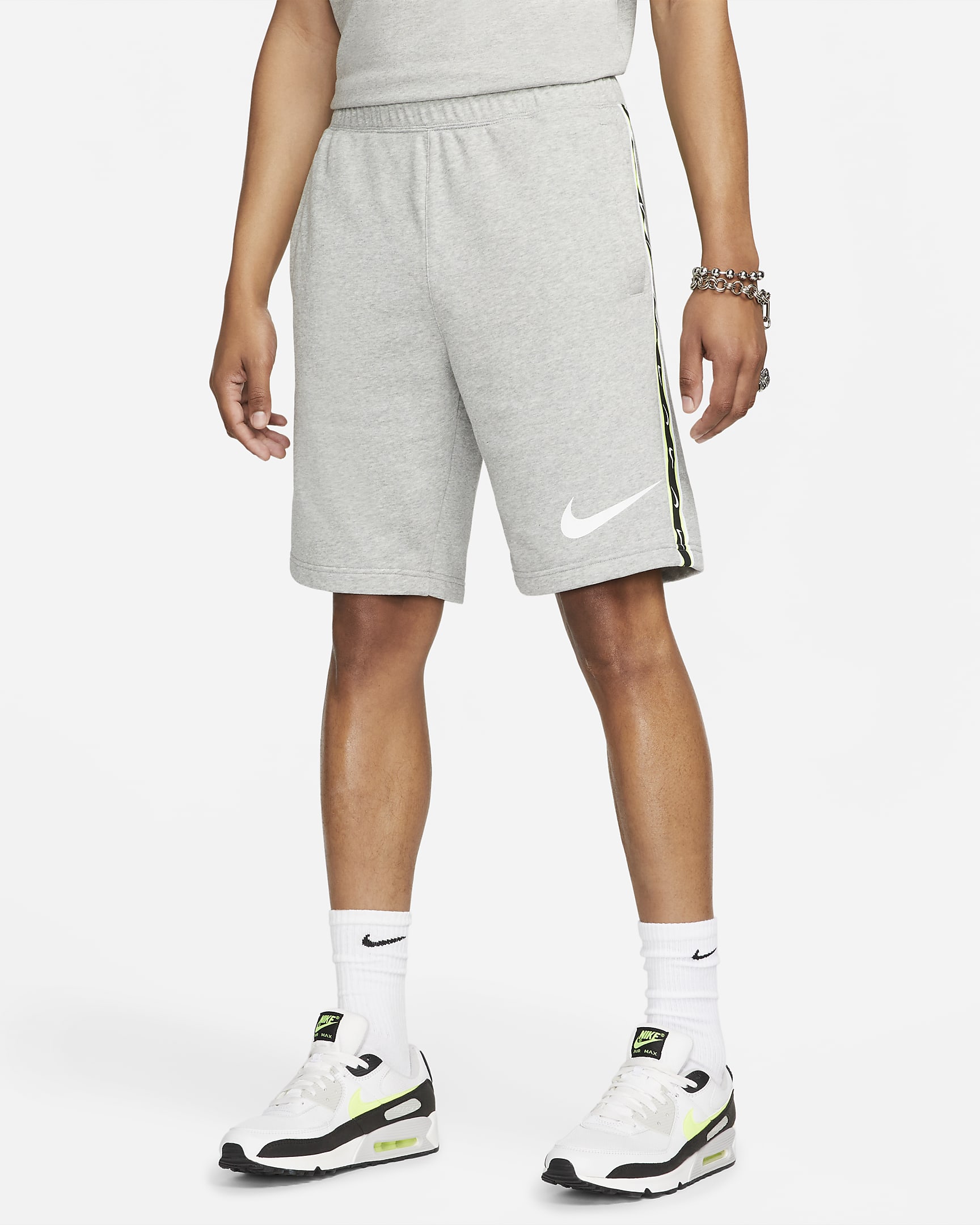 Nike Sportswear Mens Repeat French Terry Shorts Nike Dk