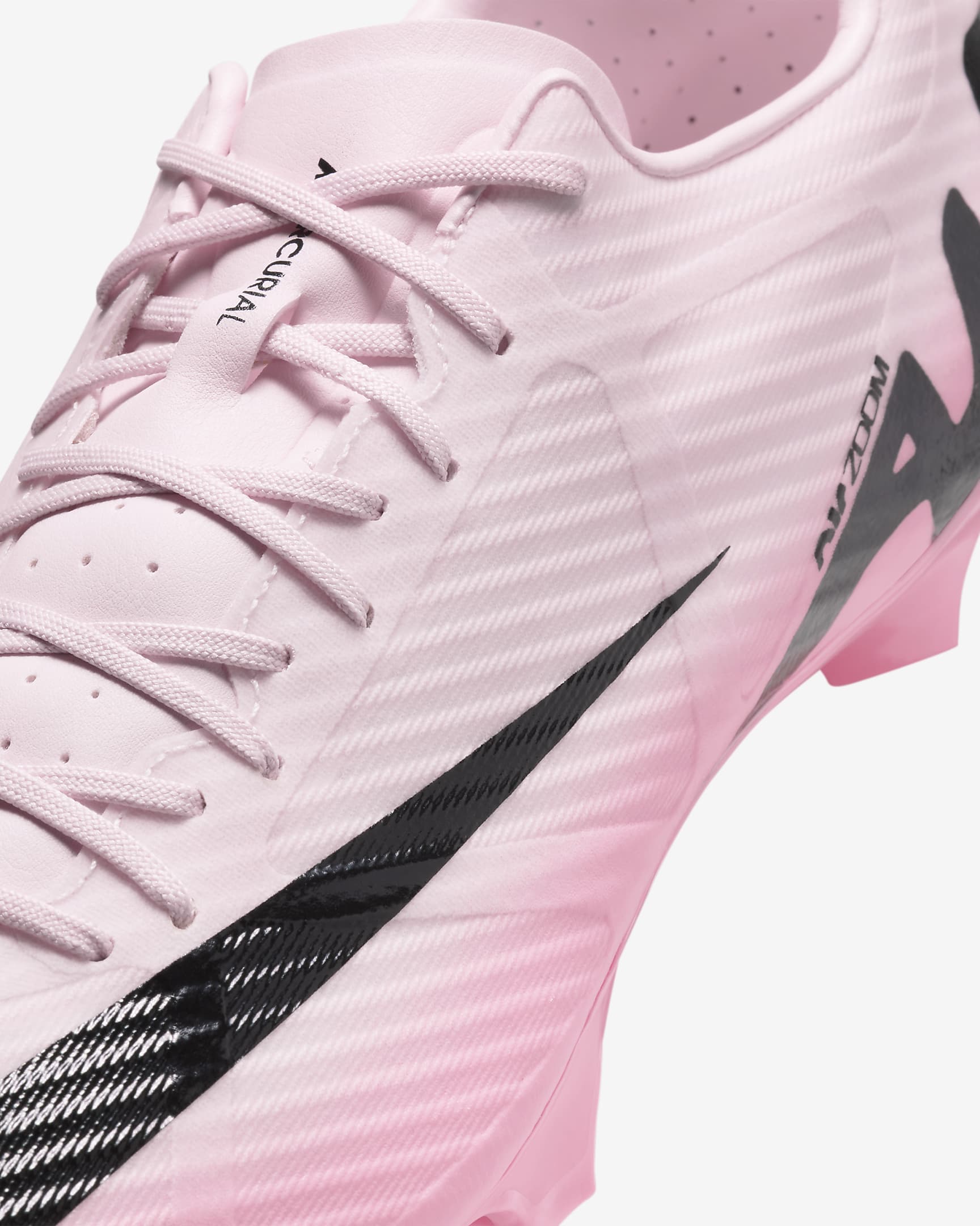 Nike Mercurial Vapor 15 Academy Botes de futbol de perfil baix per a terrenys diversos - Pink Foam/Negre