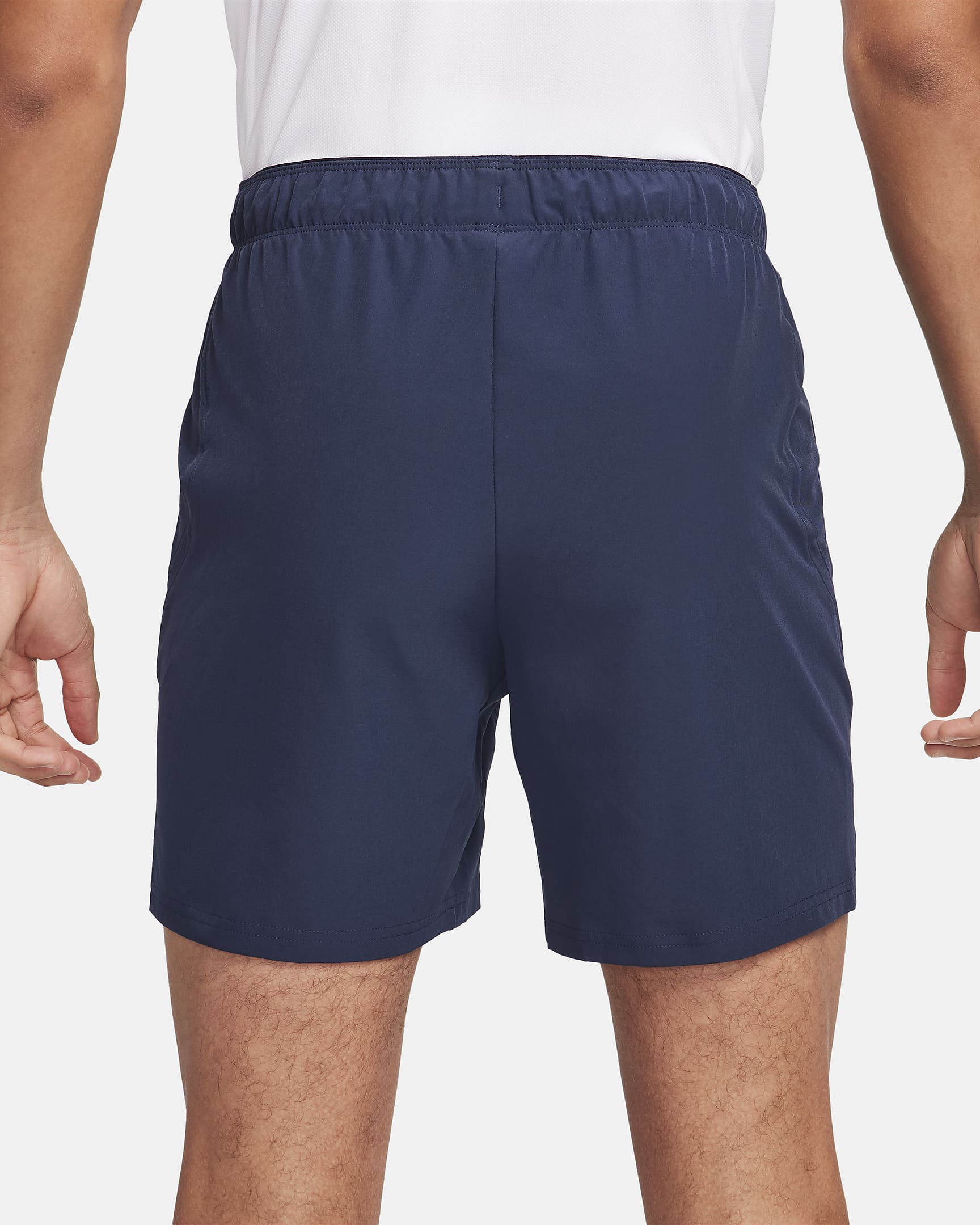 Short de tennis Dri-FIT 18 cm NikeCourt Advantage pour homme - Obsidian/Obsidian/Blanc