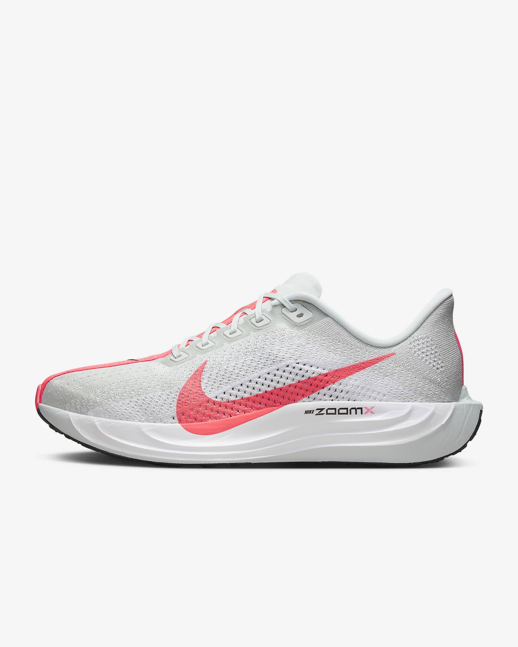 Chaussure de running sur route Nike Pegasus Plus pour homme - Barely Grey/Blanc/Noir/Hot Punch