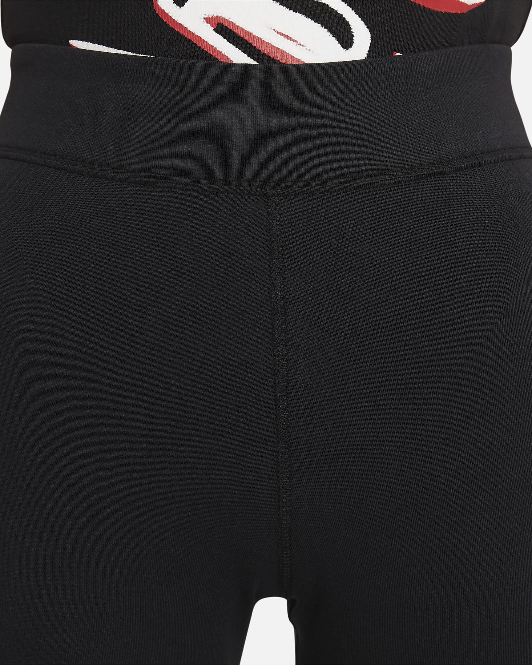 Legging taille haute à logo Nike Sportswear Essential pour Femme - Noir/Blanc