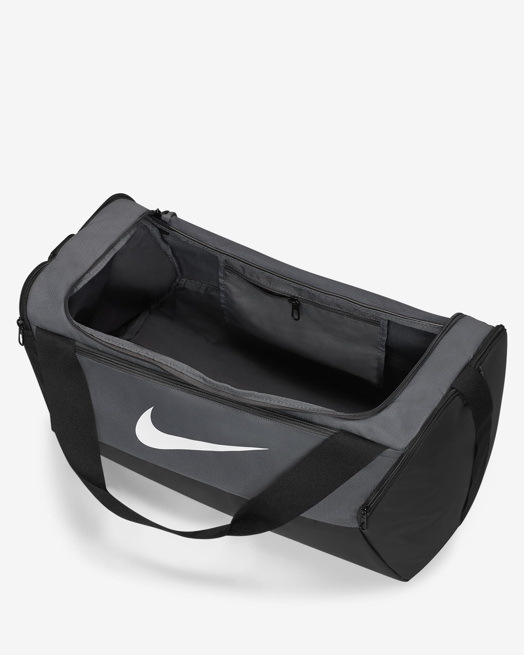 Nike Brasilia 9.5 Training Duffel Bag (Small, 41L) - Iron Grey/Black/White