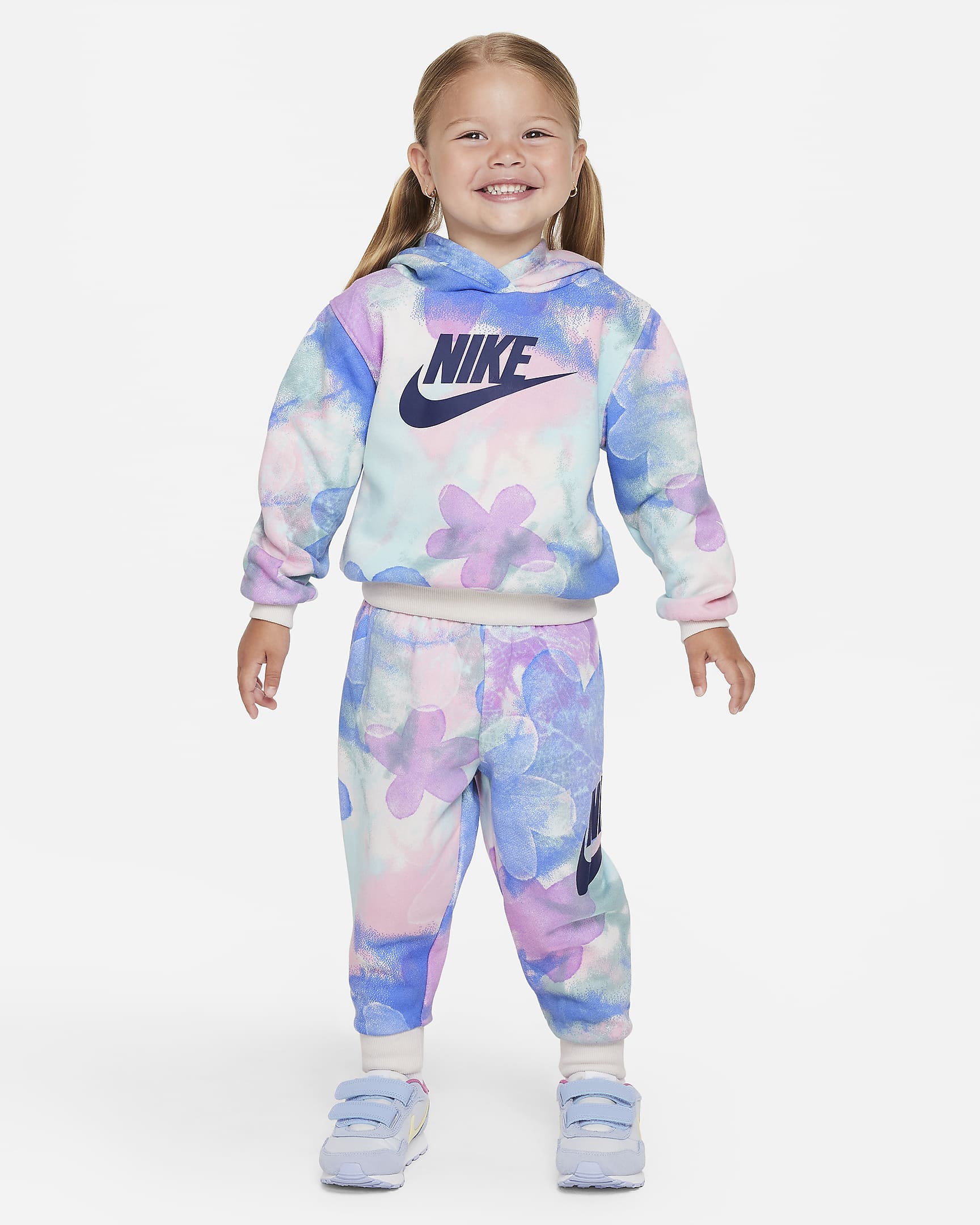 Nike Sci-Dye Club Fleece Set Toddler 2-Piece Hoodie Set. Nike AT