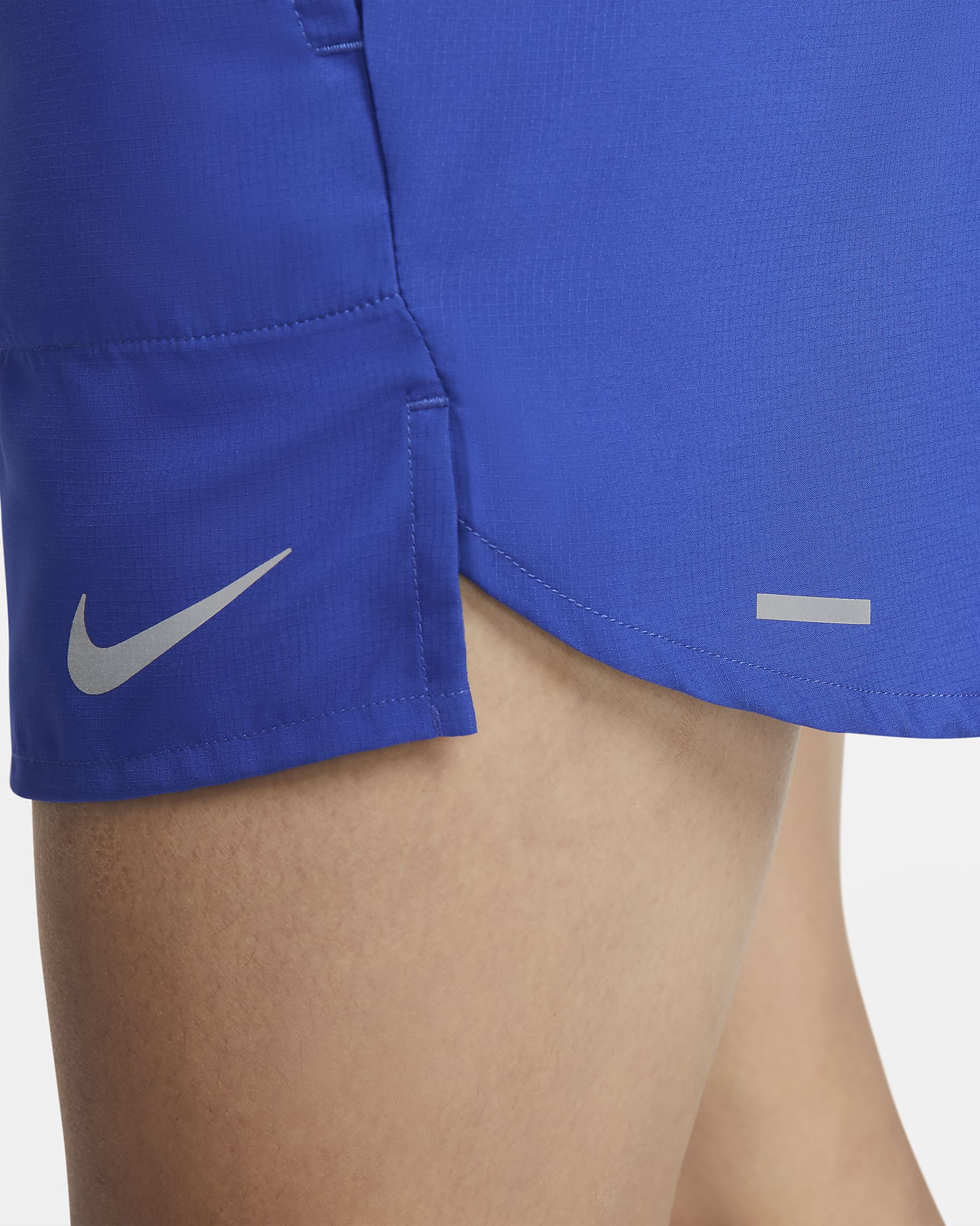 Nike Dri-FIT Stride 男款 5" 隱藏式內裡跑步短褲 - Game Royal/黑色