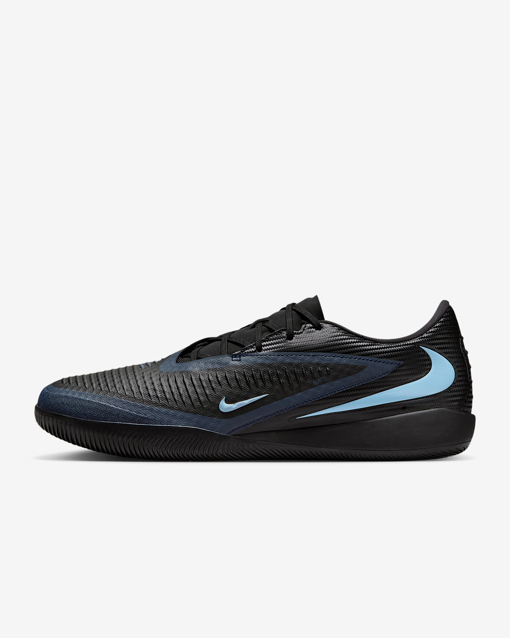 Nike Phantom 6 Low Academy Indoor/Court Soccer Shoes - Black/Black